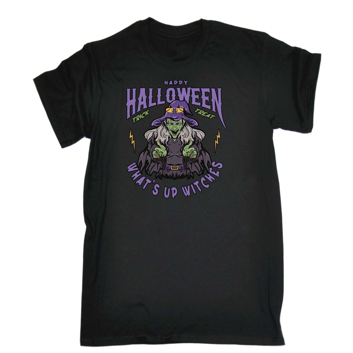 Happy Halloween Whats Up Witches - Mens Funny T-Shirt Tshirts