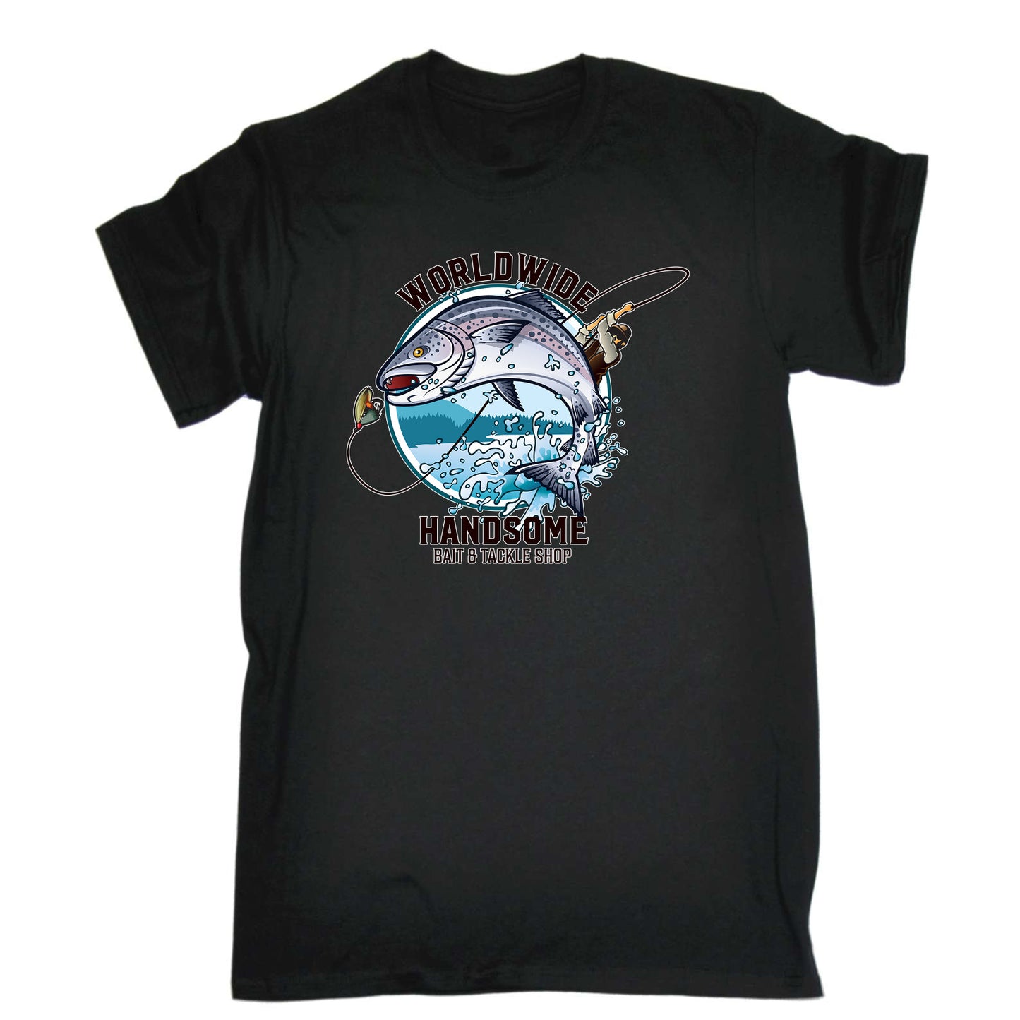 Worldwide Handsome Bait And Tackle Shop - Mens Funny T-Shirt Tshirts