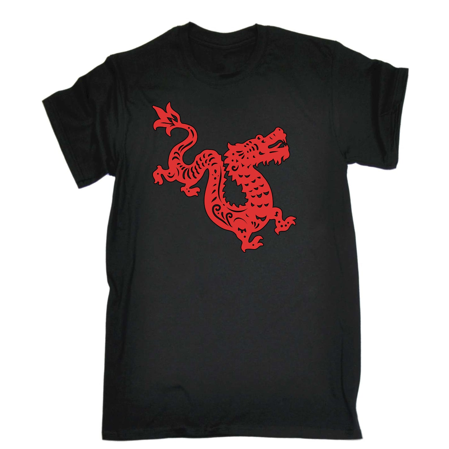 Red Dragon - Mens Funny T-Shirt Tshirts