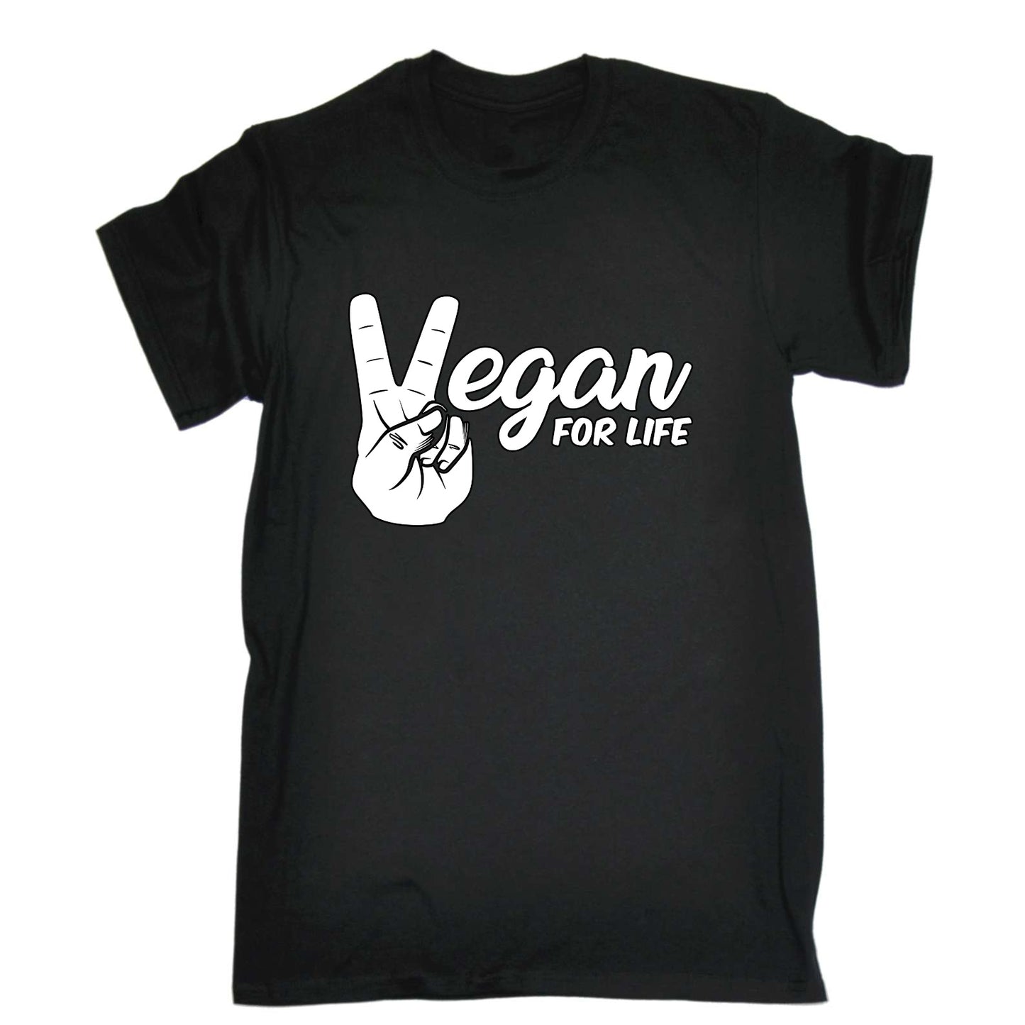 Vegan For Life Food - Mens Funny T-Shirt Tshirts