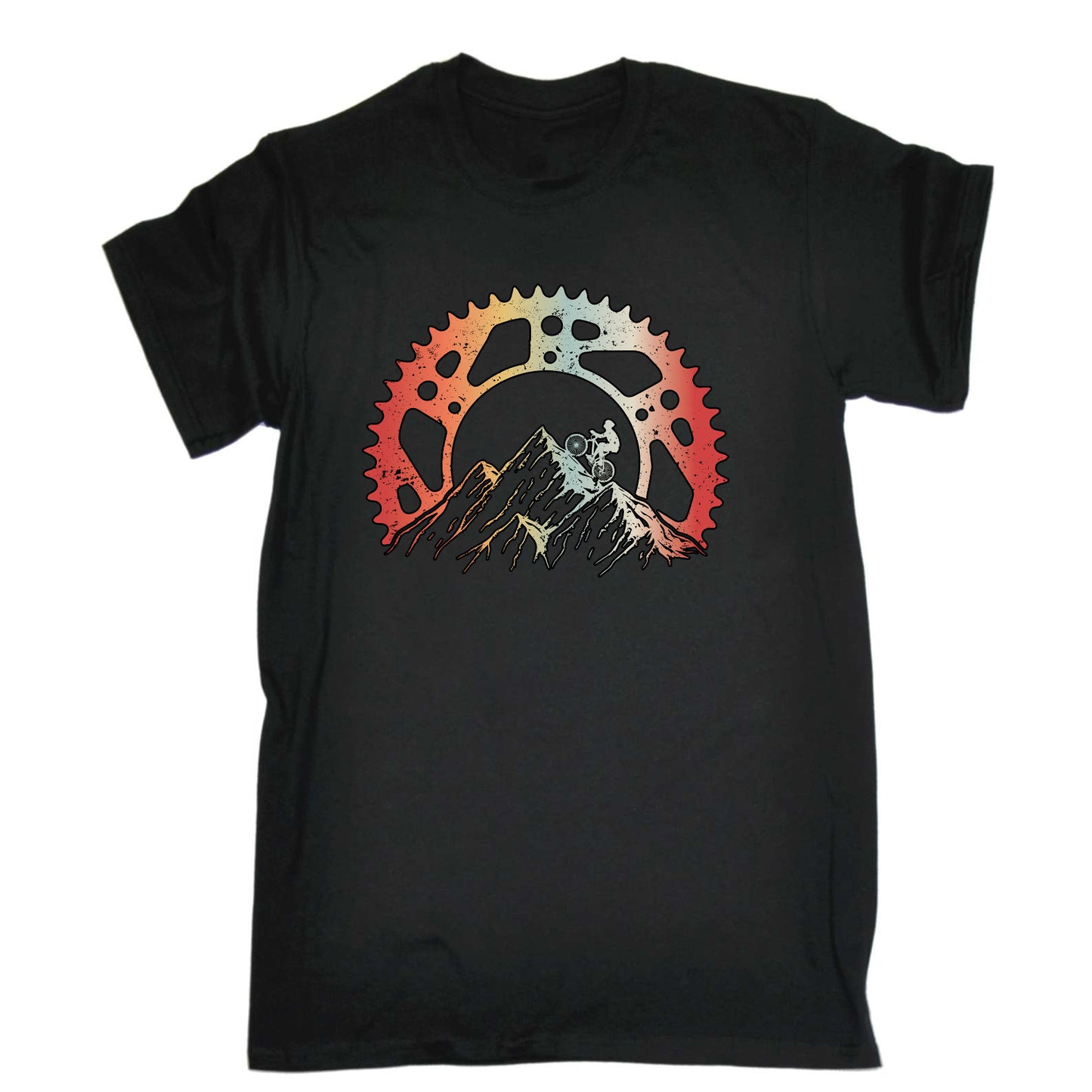 Mountain Biking Cogs Cycling Bicycle Bike - Mens Funny T-Shirt Tshirts