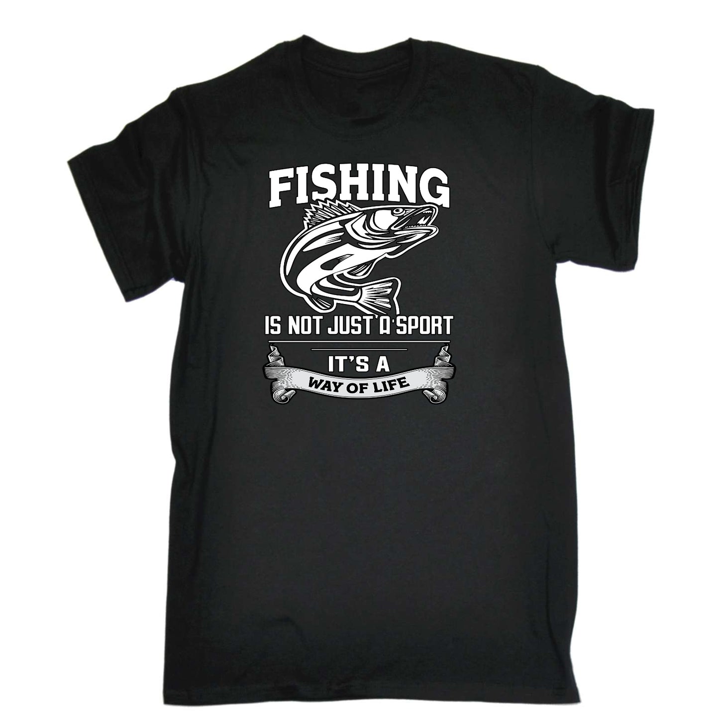 Fishing Not Just A Sport Way Of Life Fish Angling - Mens Funny T-Shirt Tshirts