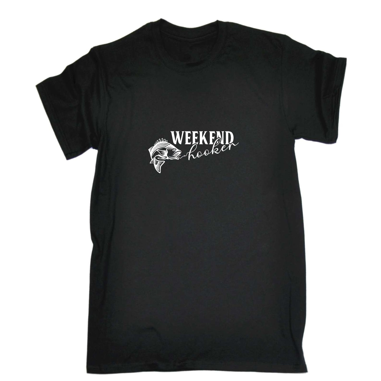 Weekend Hooker Fishing Angling Fish - Mens Funny T-Shirt Tshirts