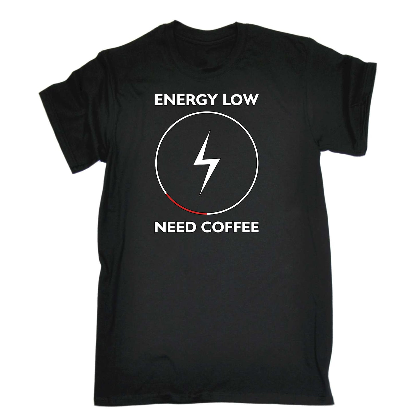 Low Energy Need Coffee - Mens Funny T-Shirt Tshirts