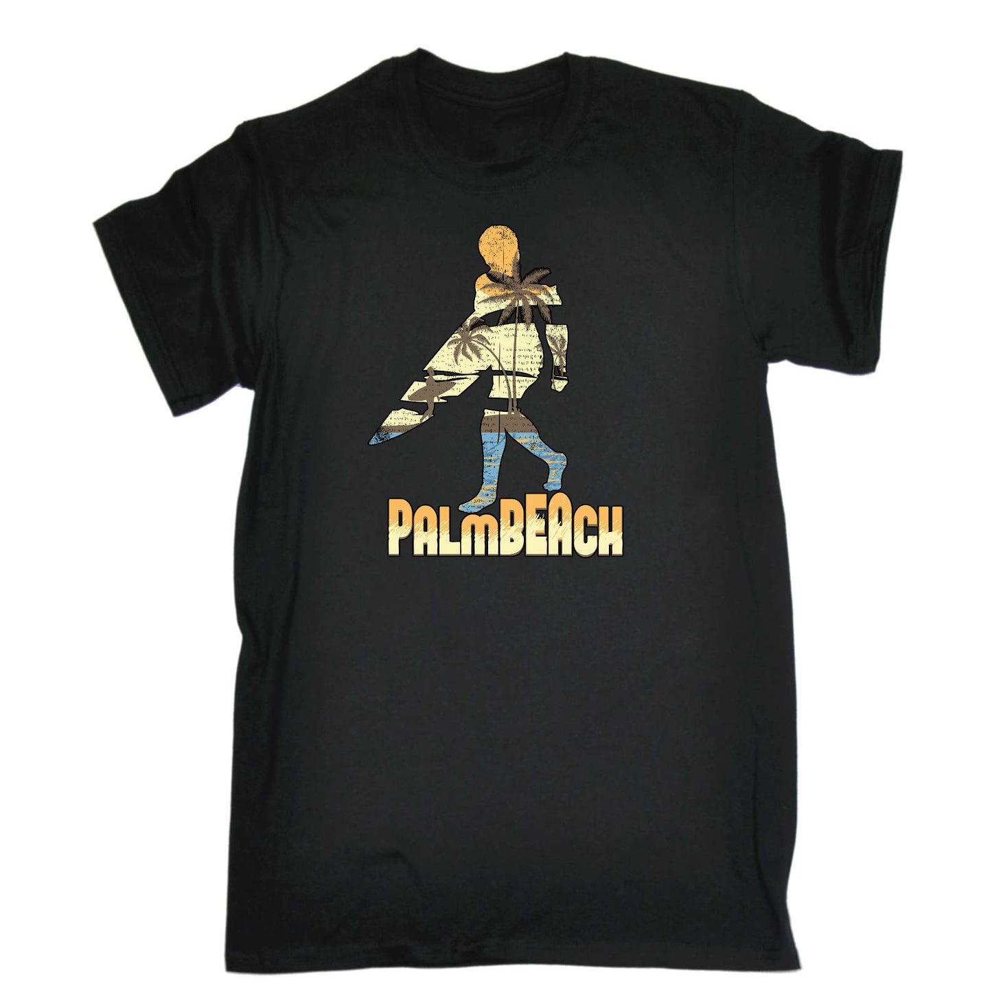 Palmbeach Surf Surfing - Mens Funny T-Shirt Tshirts