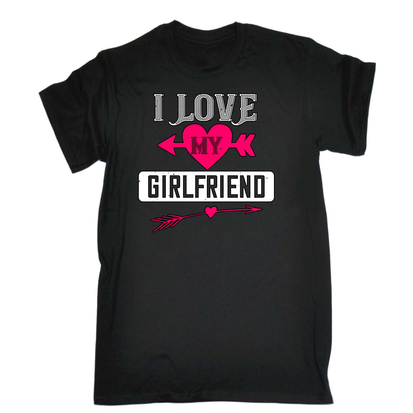 I Love My Girlfriend Valentine - Mens Funny T-Shirt Tshirts