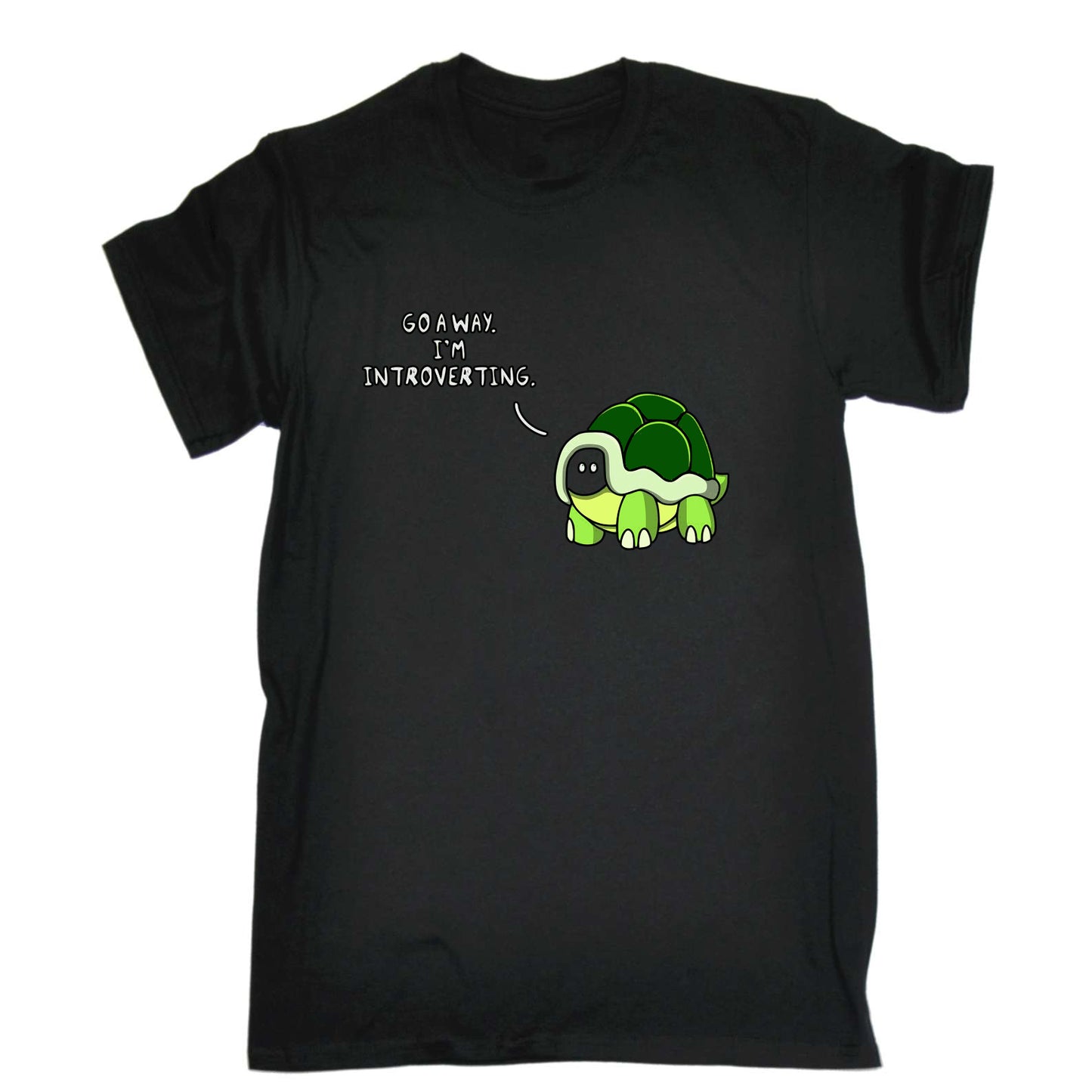 Go Away Im Introverting Funny - Mens Funny T-Shirt Tshirts