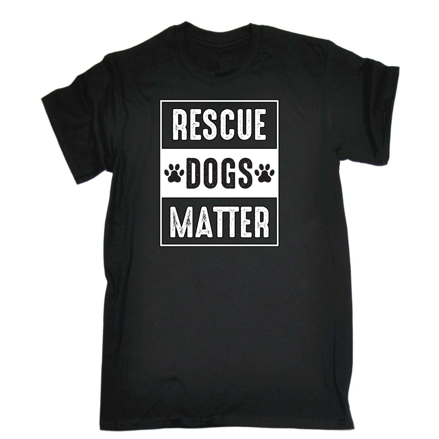 Rescue Dogs Matter Dog Pet Animal - Mens Funny T-Shirt Tshirts