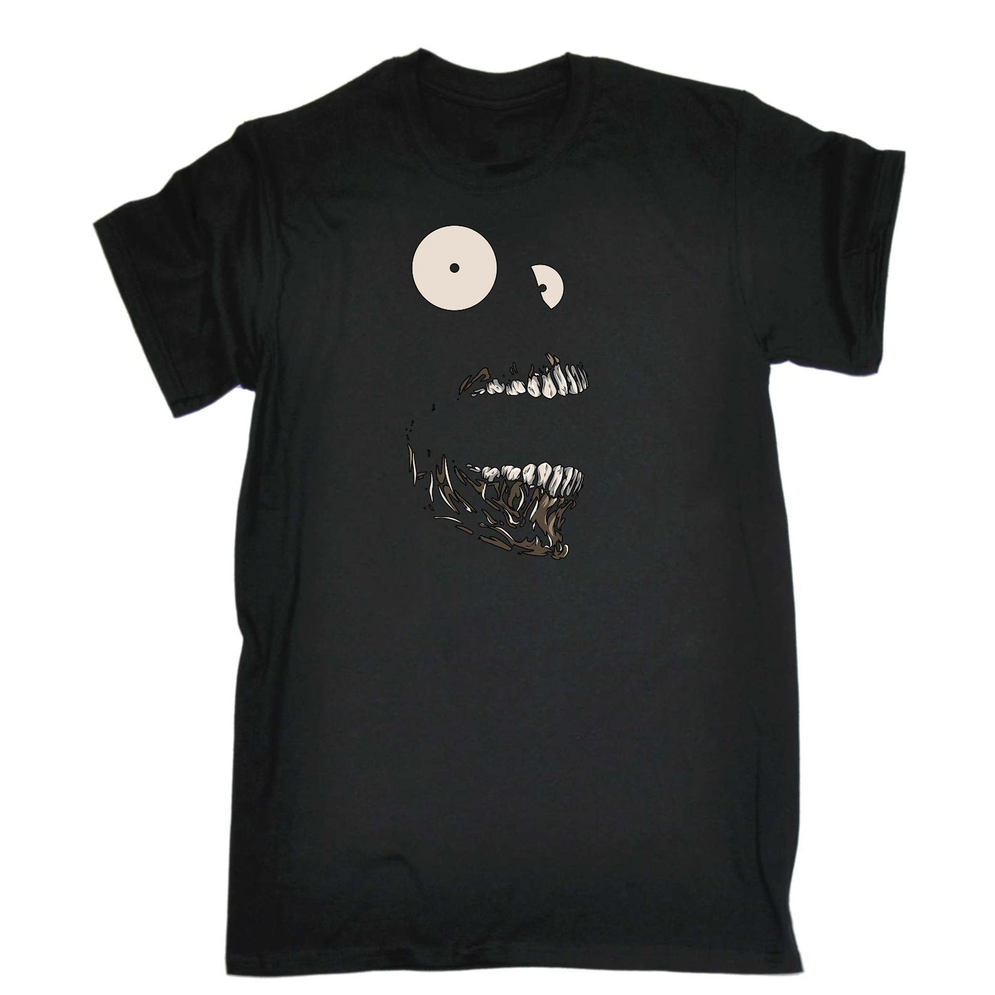 Scary Night Skull - Mens Funny T-Shirt Tshirts