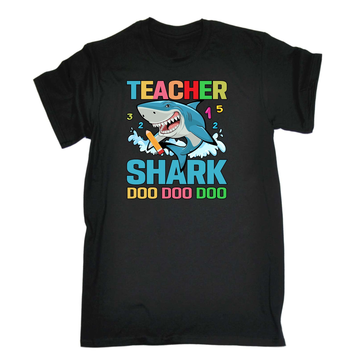 Teacher Shark Doo Doo - Mens Funny T-Shirt Tshirts