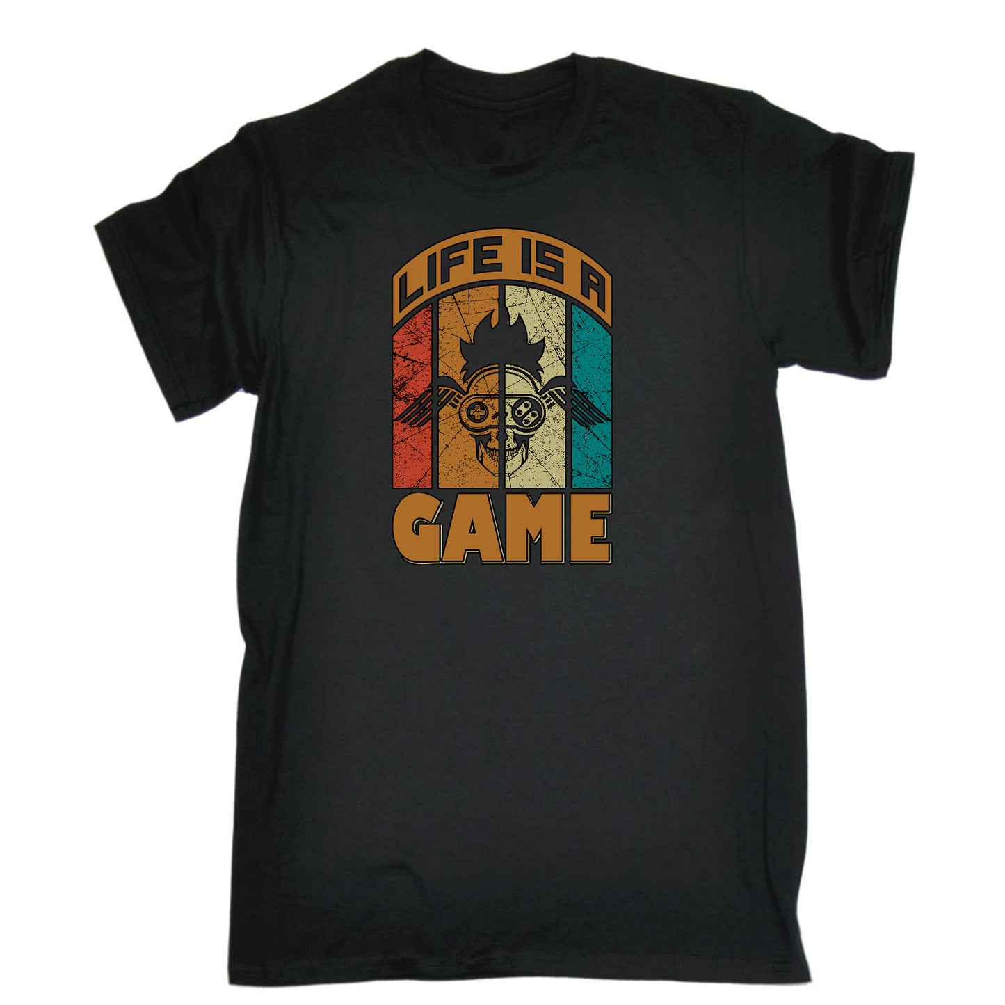 Life Is A Game Gamer - Mens Funny T-Shirt Tshirts