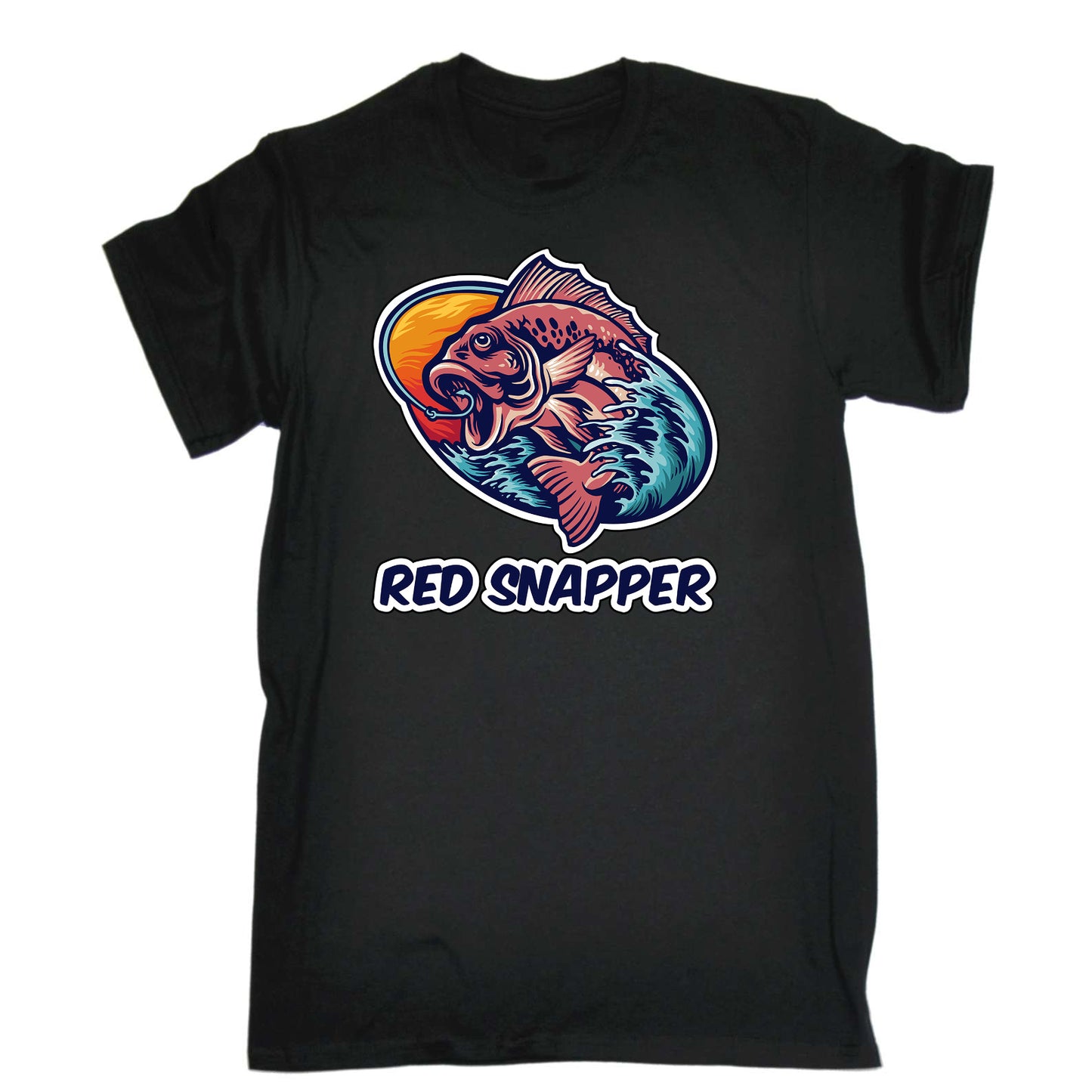 Red Snapper Fishing Angling Fish - Mens Funny T-Shirt Tshirts