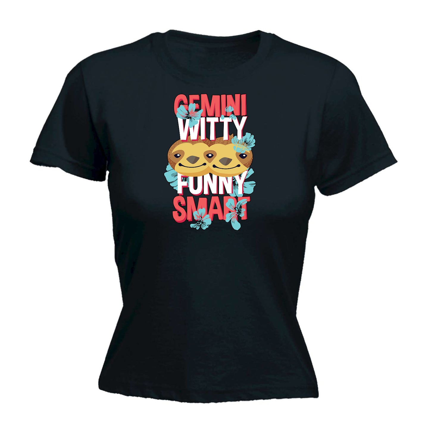 Gemini Twins Birthday Witty Funny Smart - Funny Womens T-Shirt Tshirt