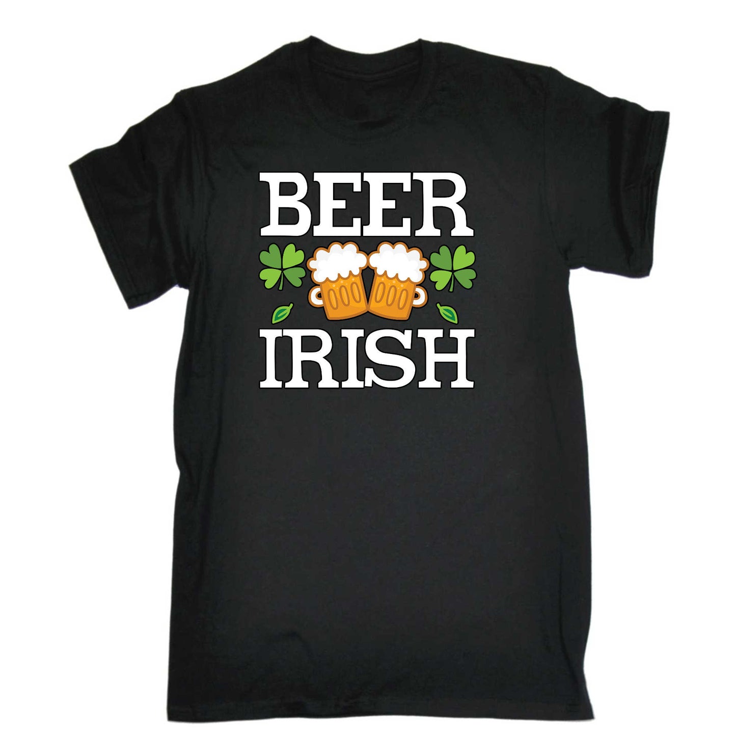 Beer Irish St Patricks Day Ireland - Mens 123t Funny T-Shirt Tshirts