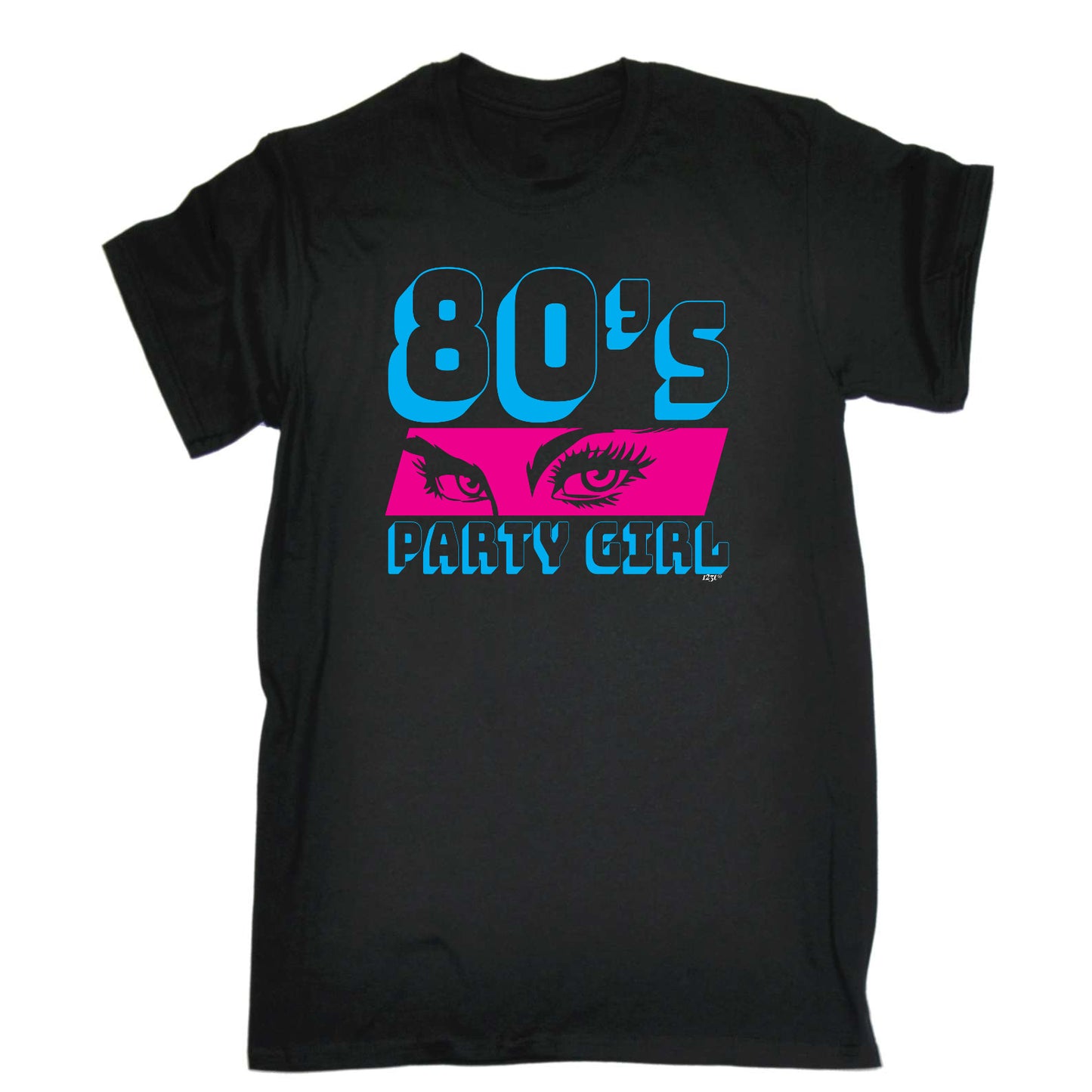 80S Party Girl Retro - Mens Funny T-Shirt Tshirts