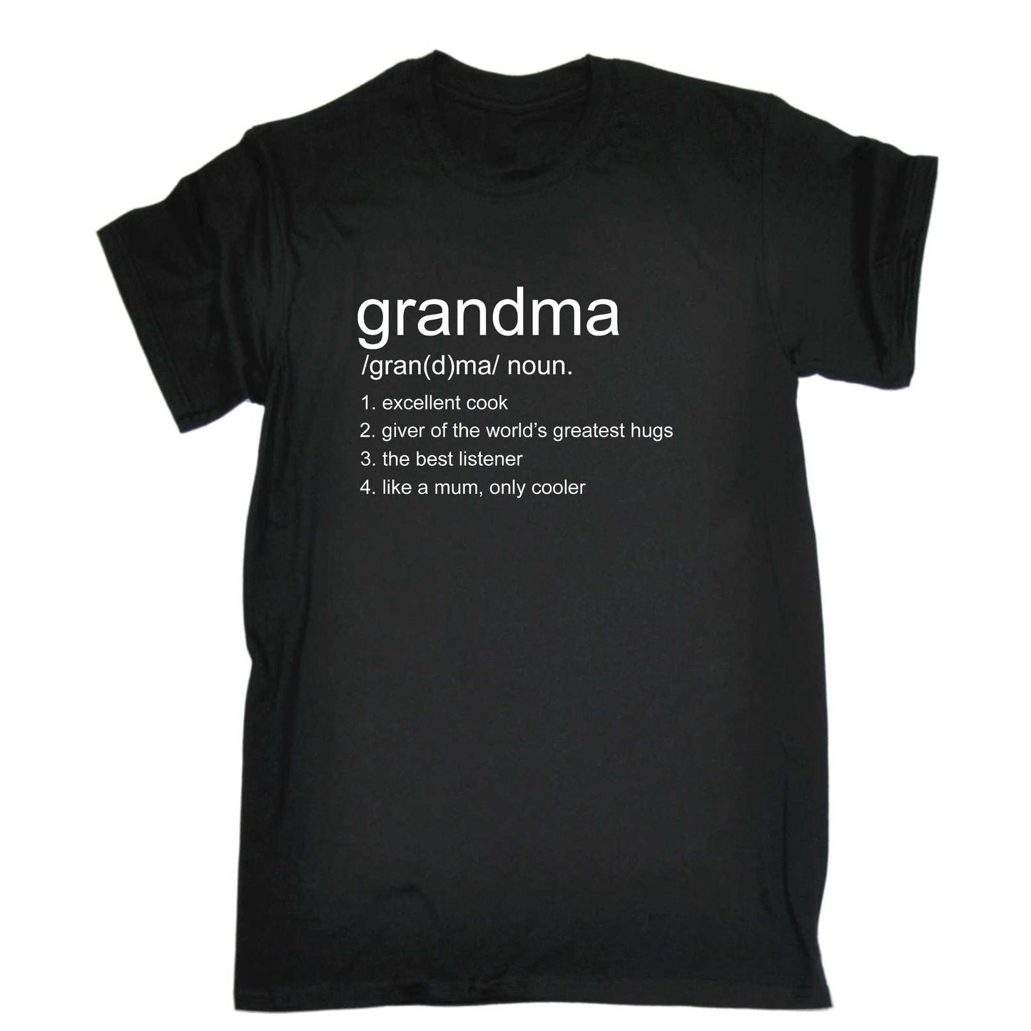 Grandma Definition Like A Mum Only Cooler Mothers Day - Mens 123t Funny T-Shirt Tshirts