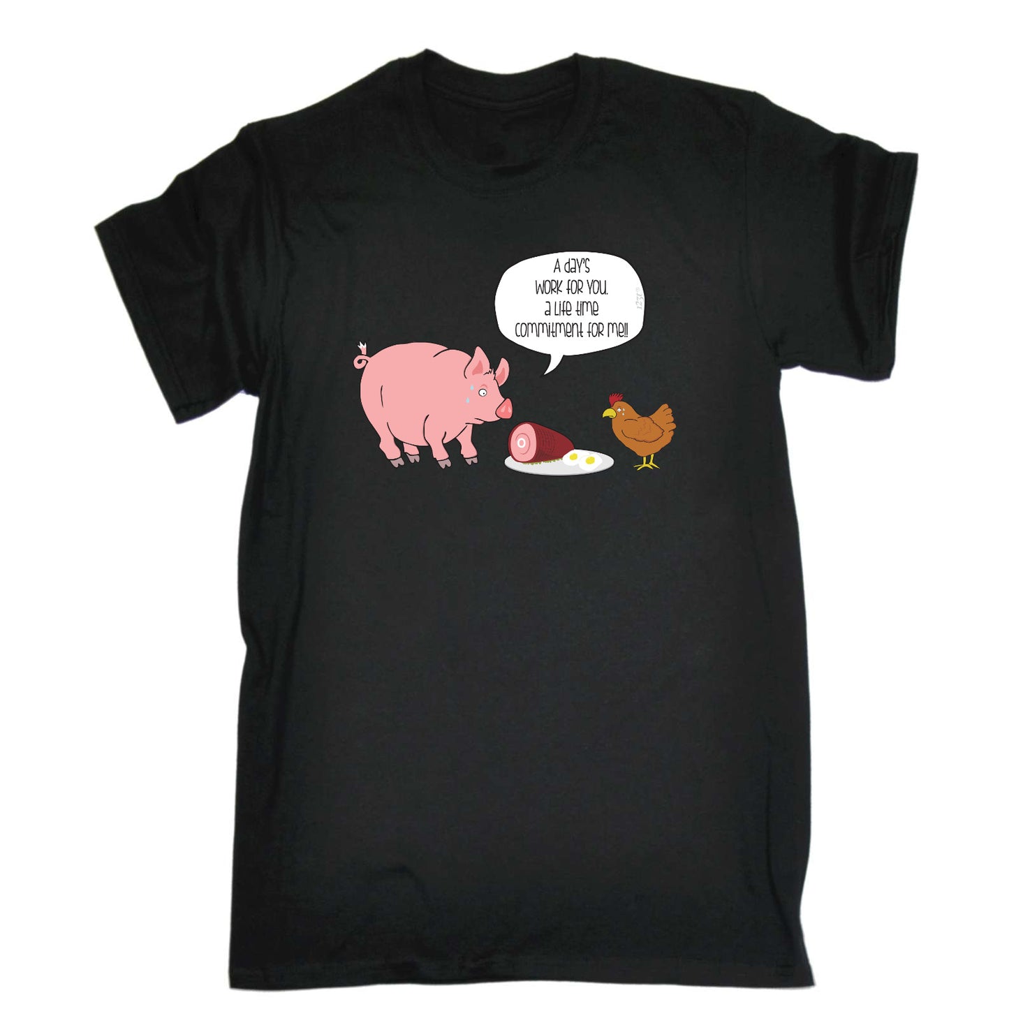 A Days Work Life Time Commitment - Mens Funny T-Shirt Tshirts