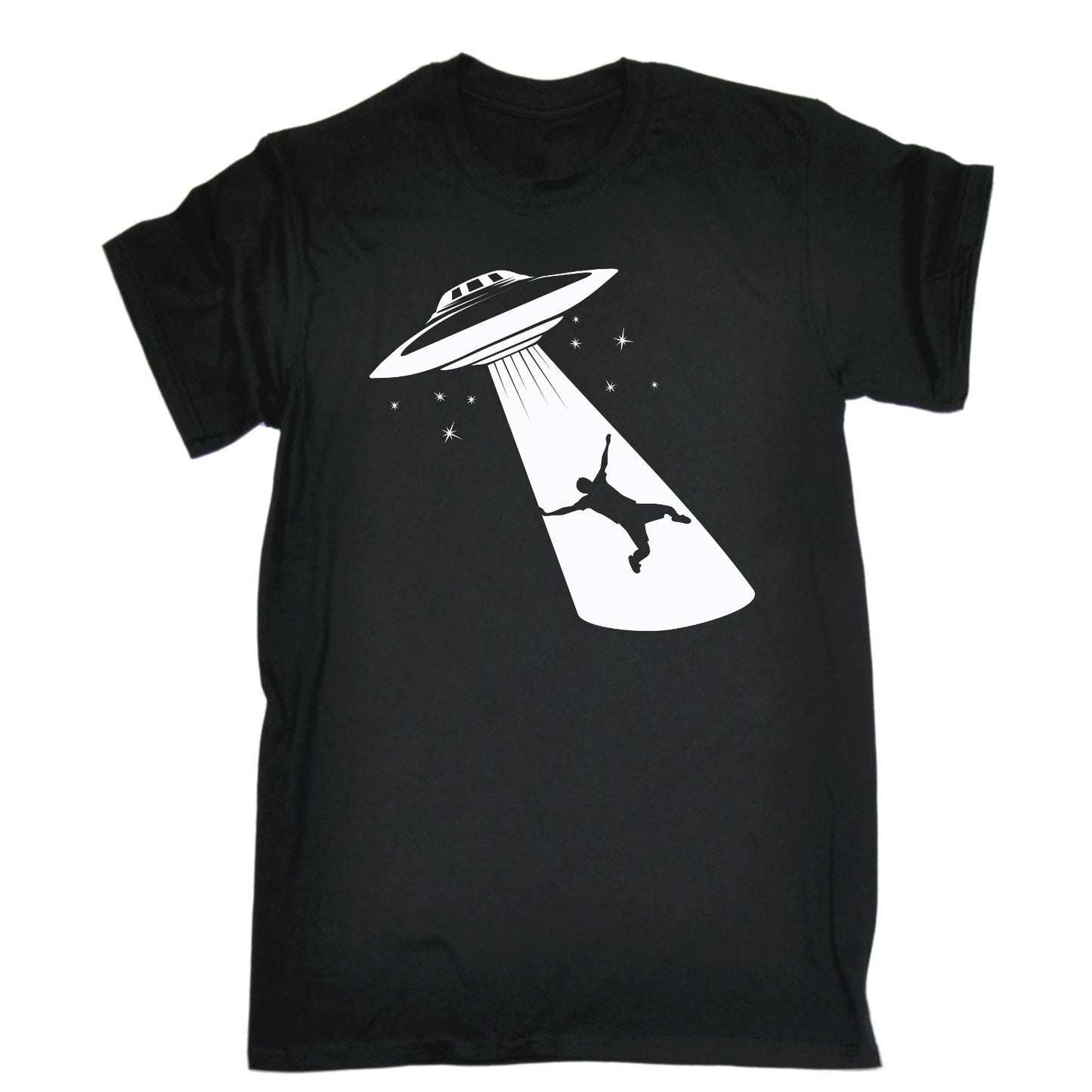 Ufo Abduction White - Mens Funny T-Shirt Tshirts
