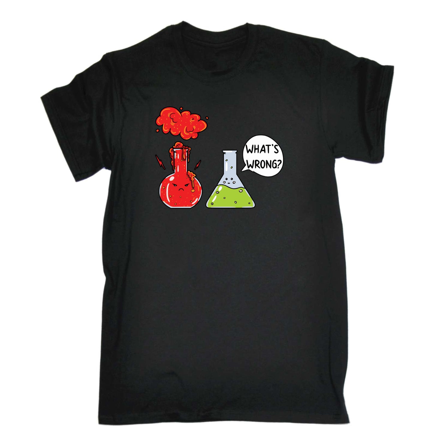 Whats Wrong Science Angry Chemistry - Mens 123t Funny T-Shirt Tshirts