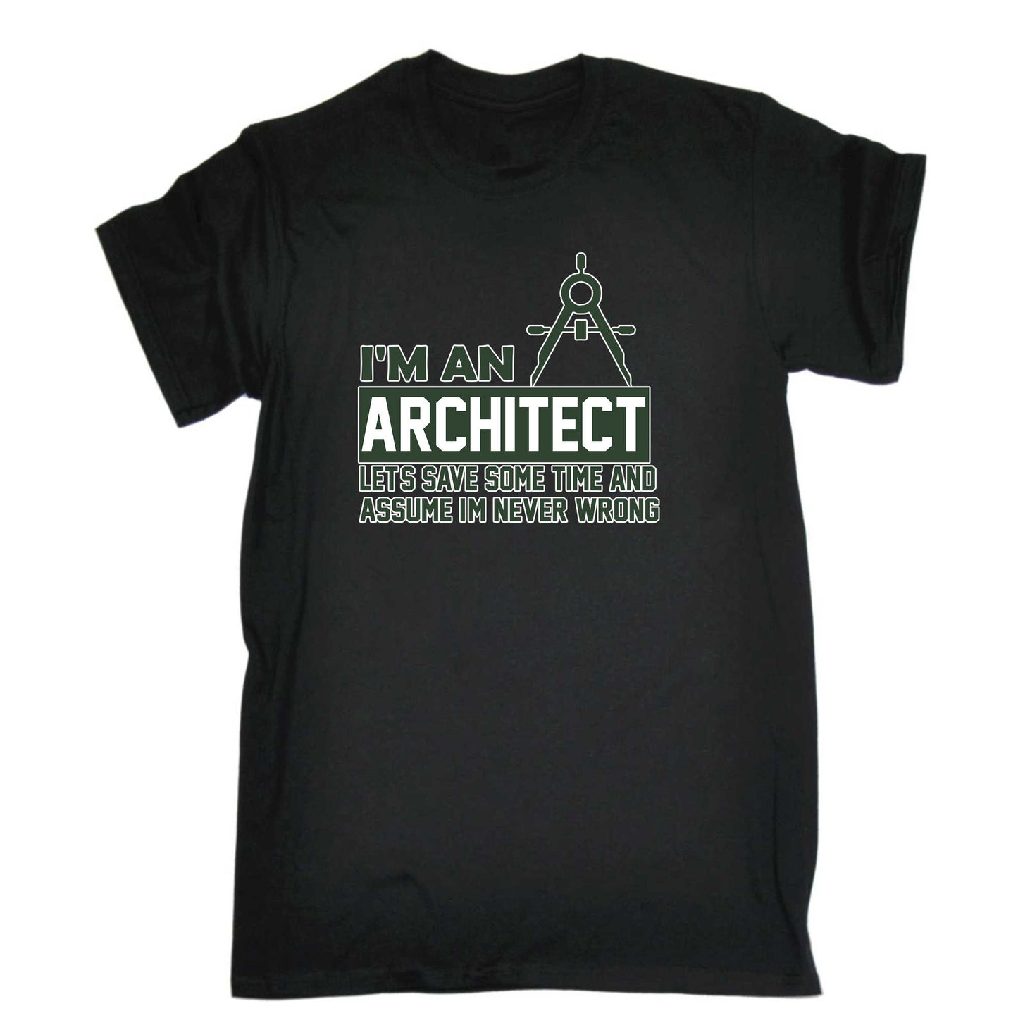 Im An Architect Lets Save Some Time - Mens 123t Funny T-Shirt Tshirts