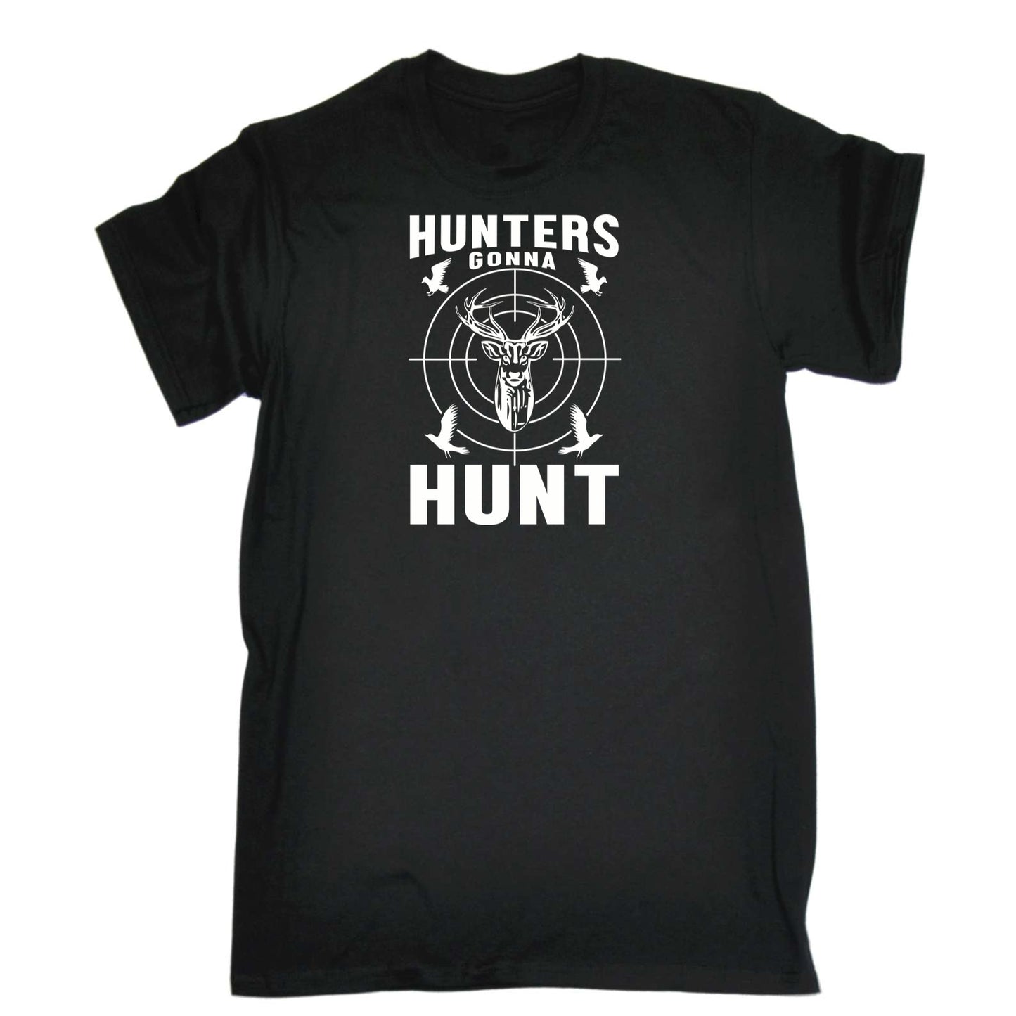 Hunters Gonna Hunt Deer - Mens 123t Funny T-Shirt Tshirts