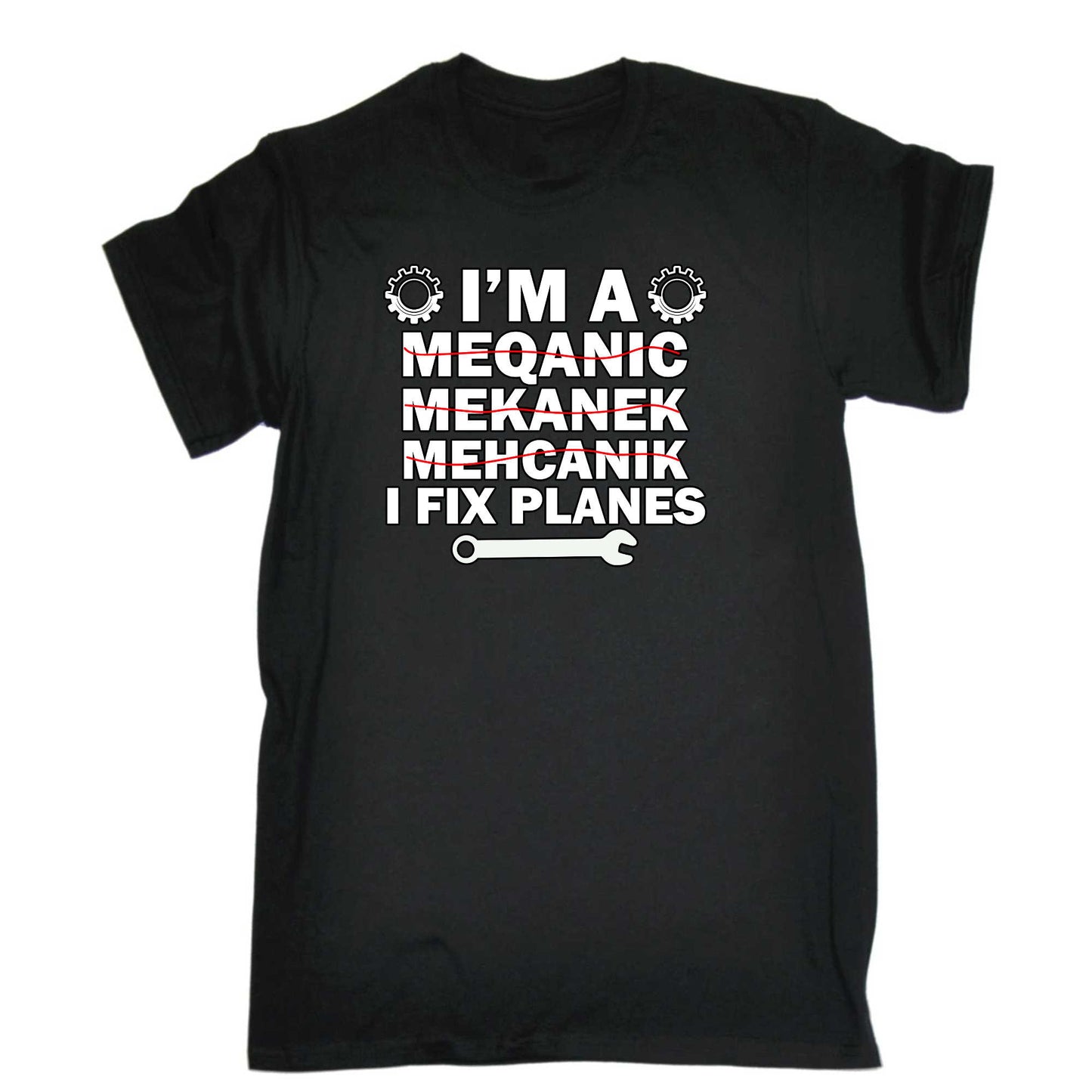 Im A Mechanic I Fix Planes Aircraft Mechanic - Mens 123t Funny T-Shirt Tshirts