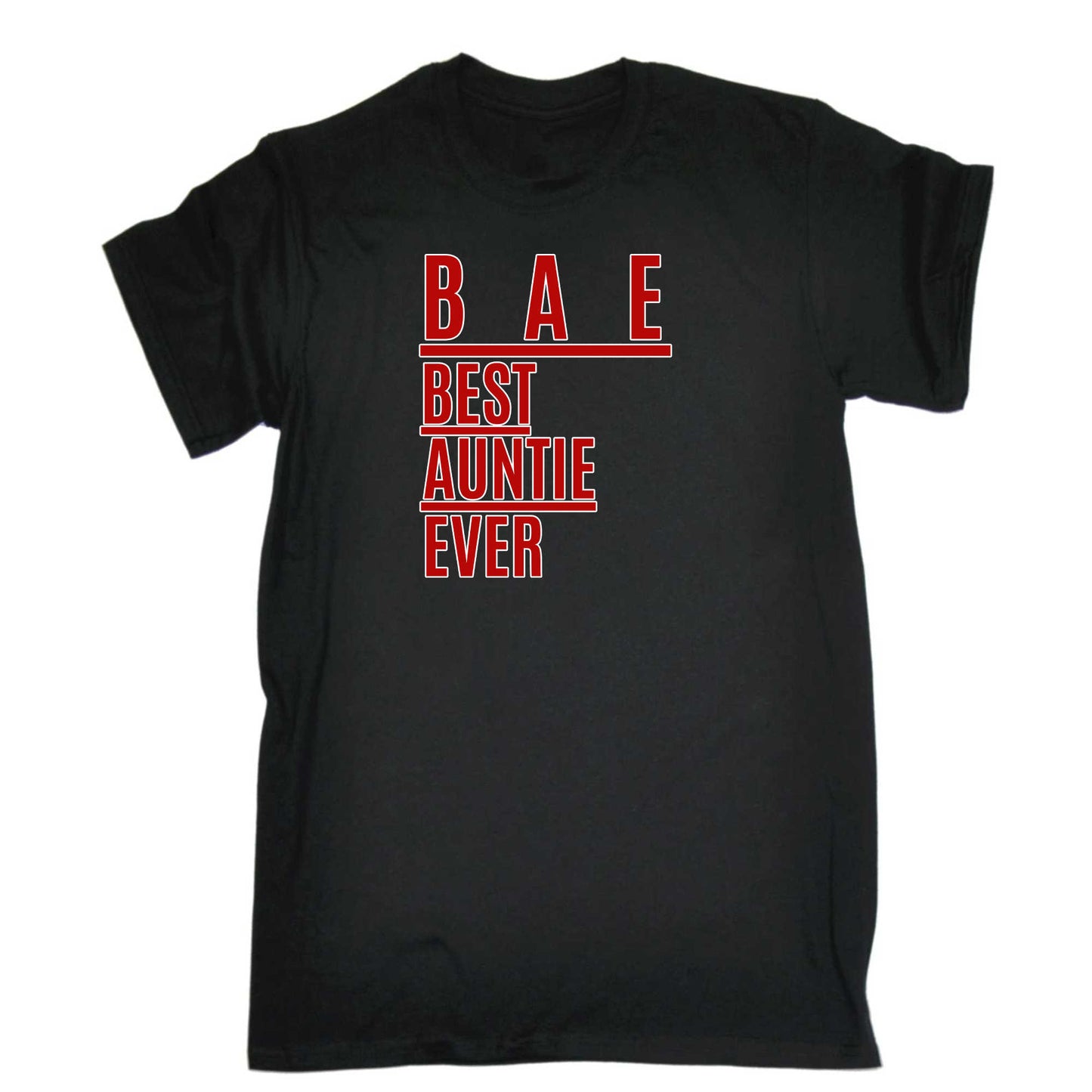 B A E Best Auntie Ever - Mens 123t Funny T-Shirt Tshirts