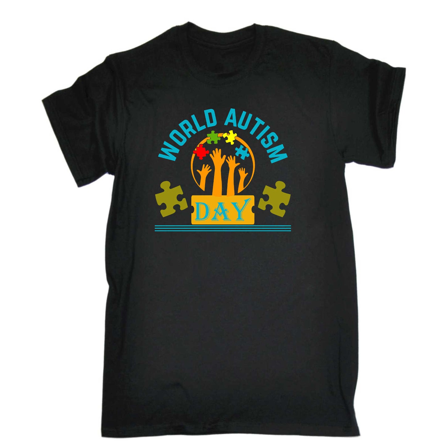 World Autism Day - Mens 123t Funny T-Shirt Tshirts
