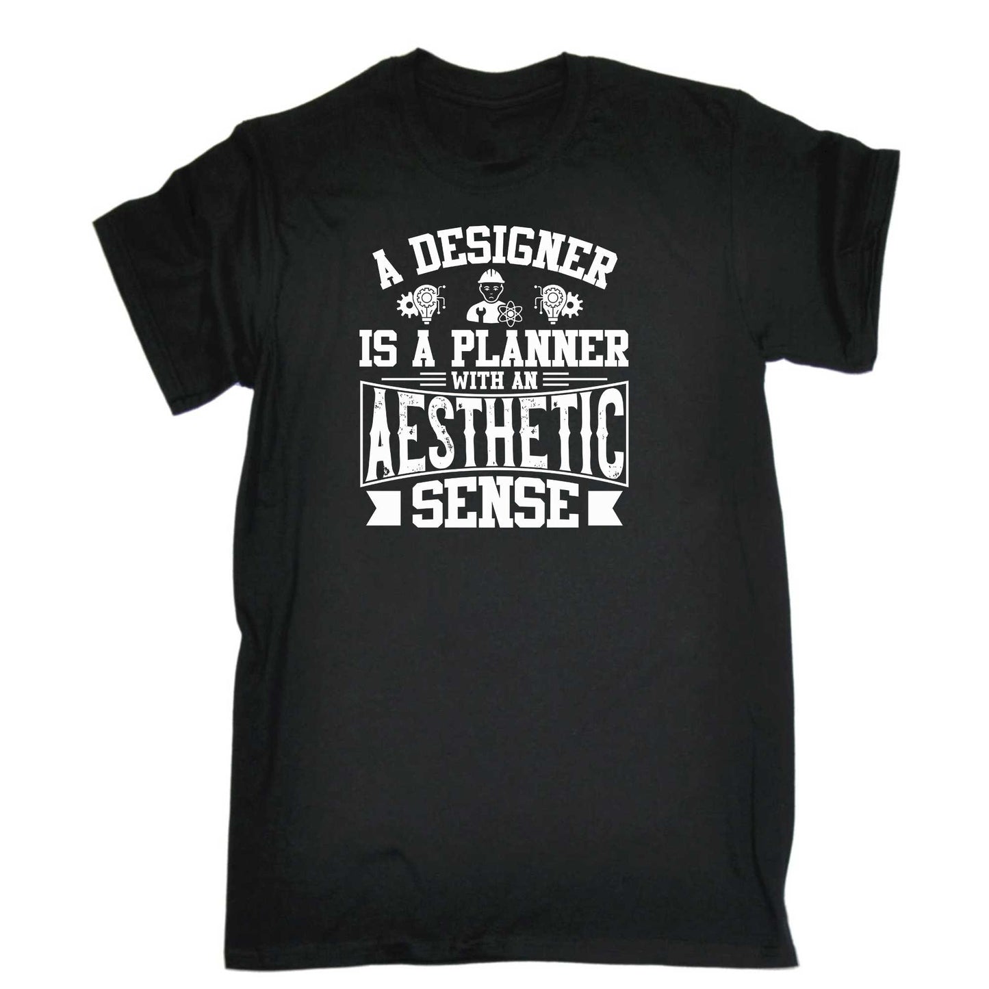 A Designer Is A Planner With An Aesthetic - Mens 123t Funny T-Shirt Tshirts