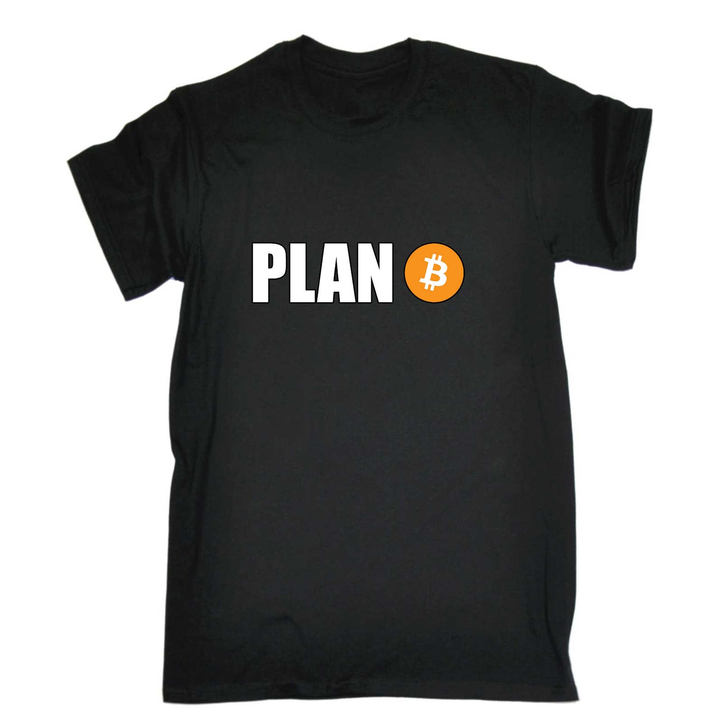 Plan B For Bitcoin - Mens 123t Funny T-Shirt Tshirts
