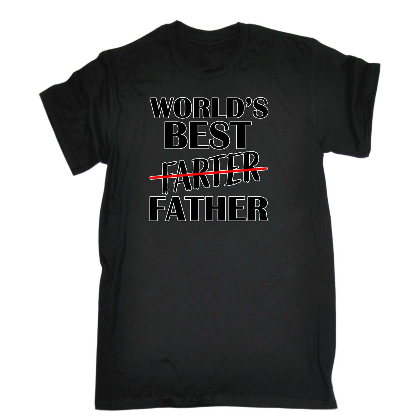 Worlds Best Father Farter V2 Fathers Day - Mens 123t Funny T-Shirt Tshirts