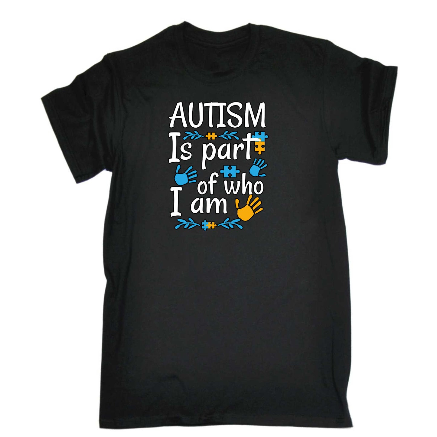 Autism Is Part Of Who I Am - Mens 123t Funny T-Shirt Tshirts