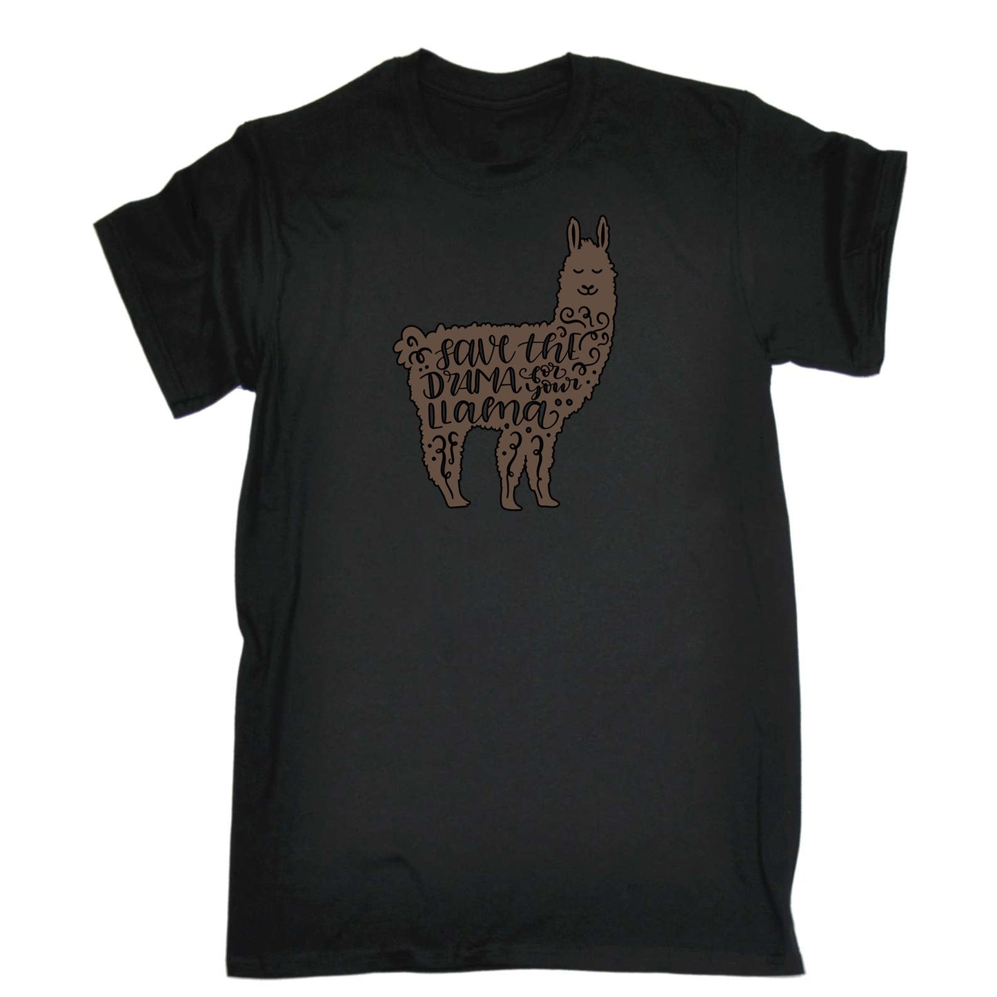 Save The Drama Llama - Mens 123t Funny T-Shirt Tshirts