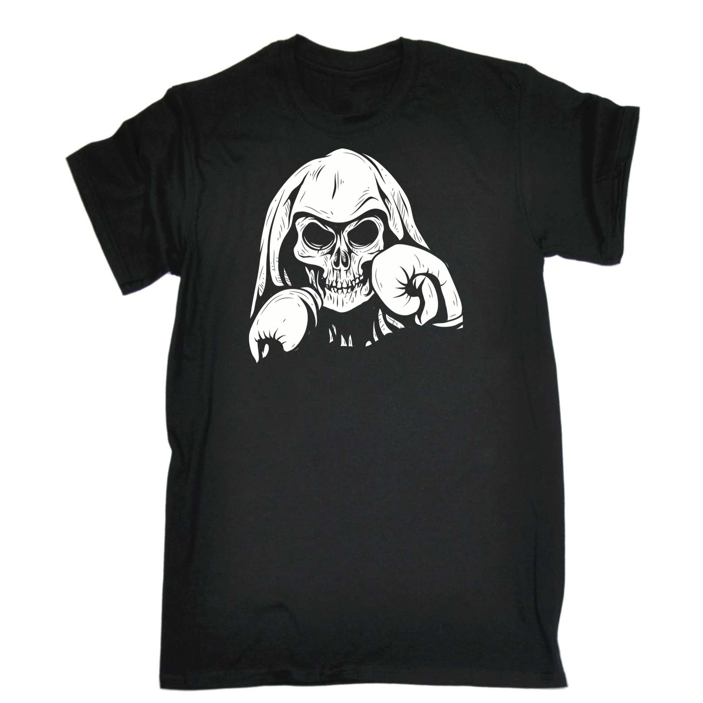 Boxing Skull Sports - Mens 123t Funny T-Shirt Tshirts