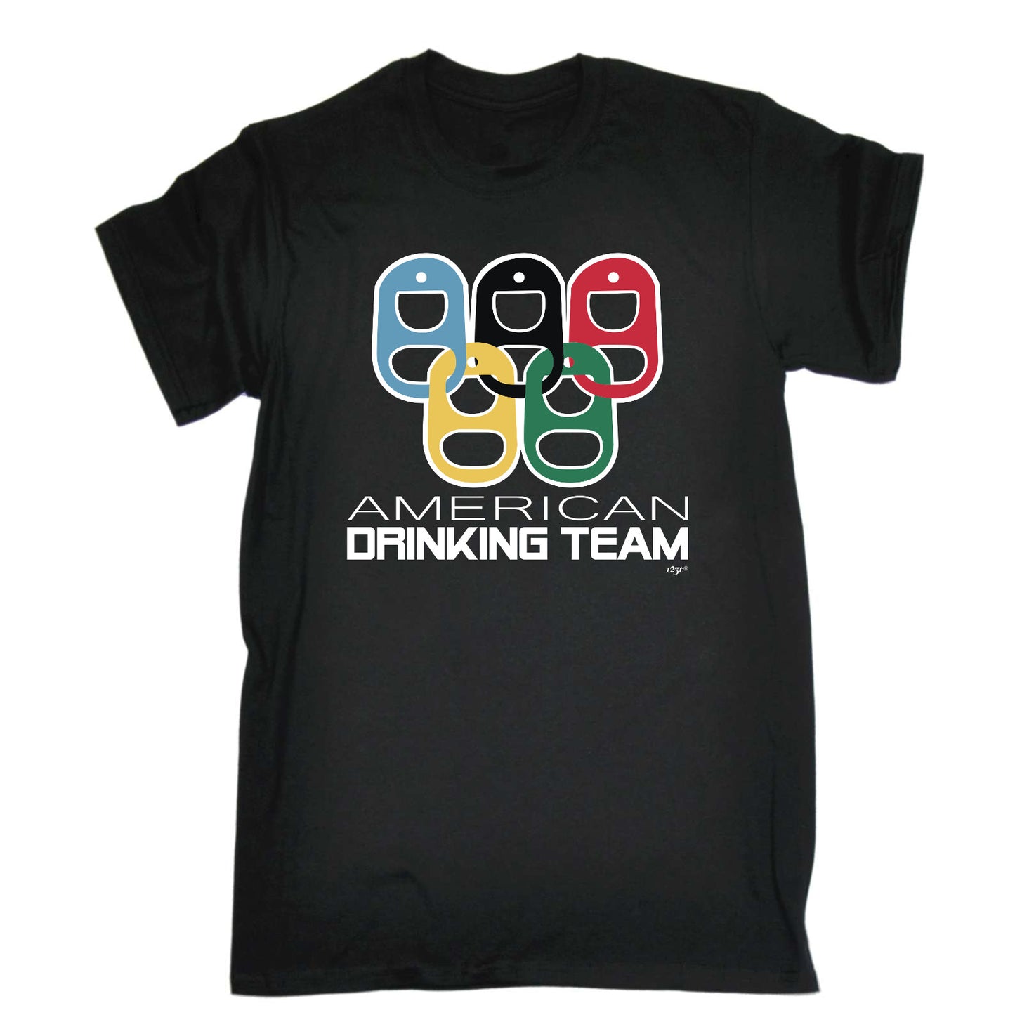 American Drinking Team Rings - Mens Funny T-Shirt Tshirts