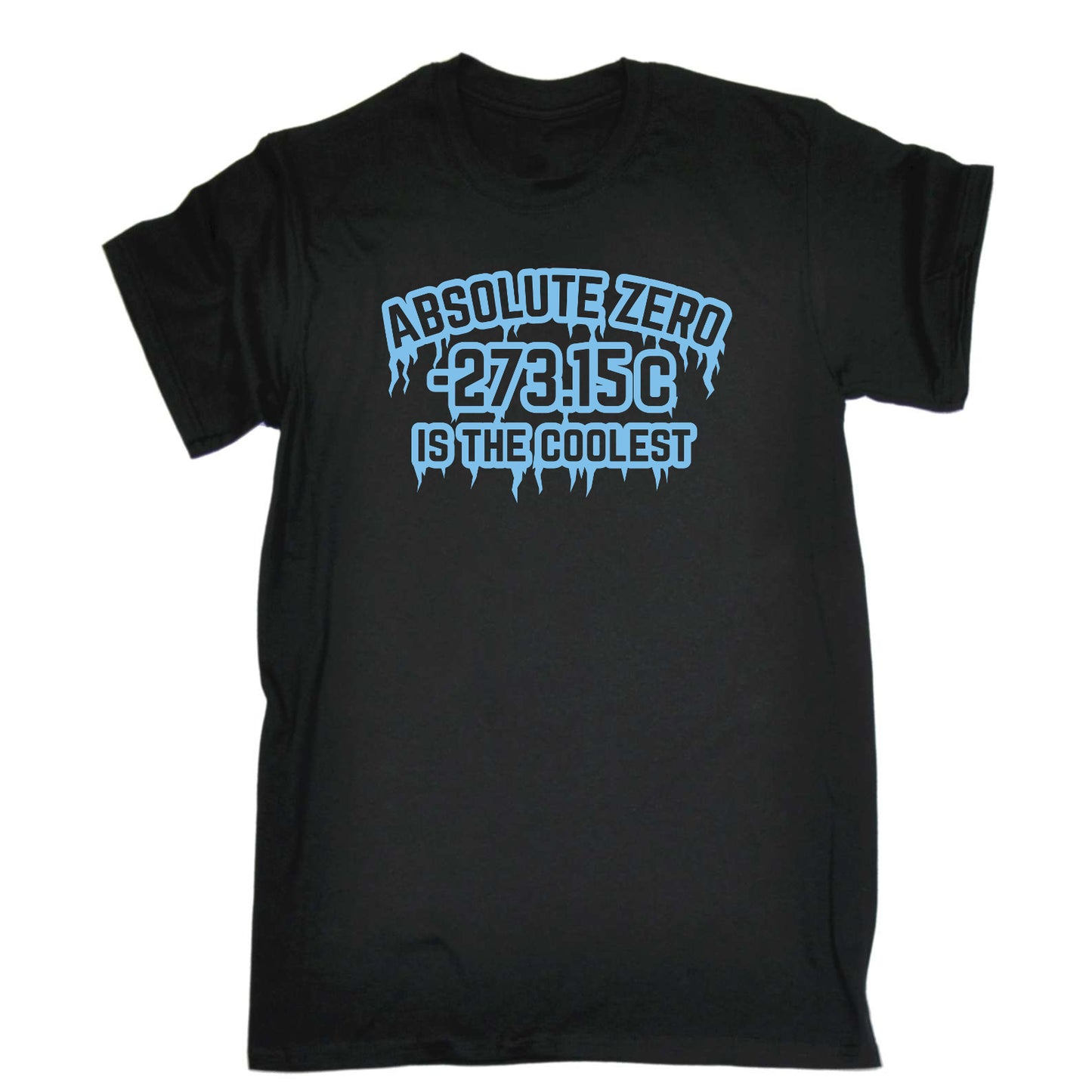 Absolute Zero Is The Coolest - Mens Funny T-Shirt Tshirts
