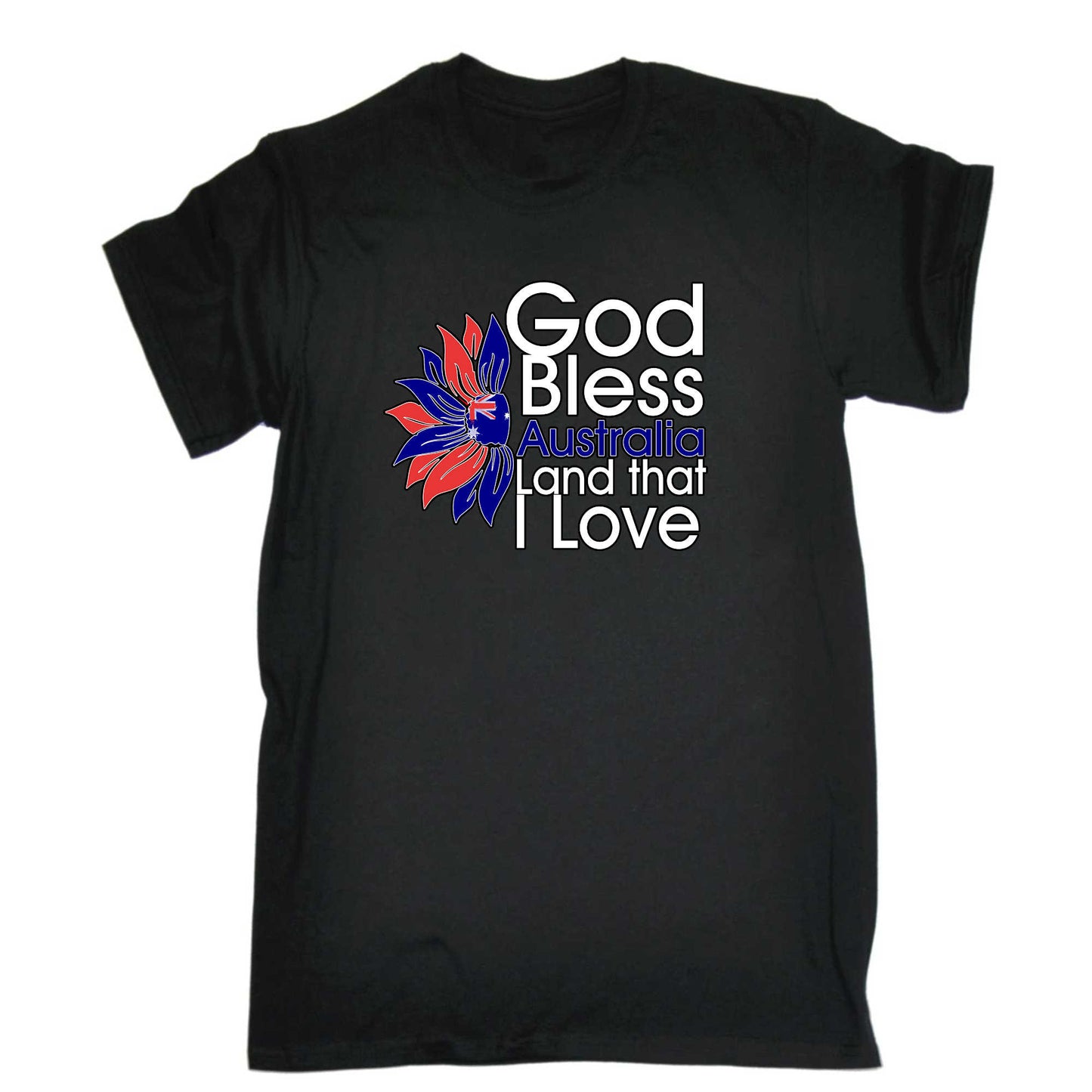 God Bless Australia - Mens 123t Funny T-Shirt Tshirts