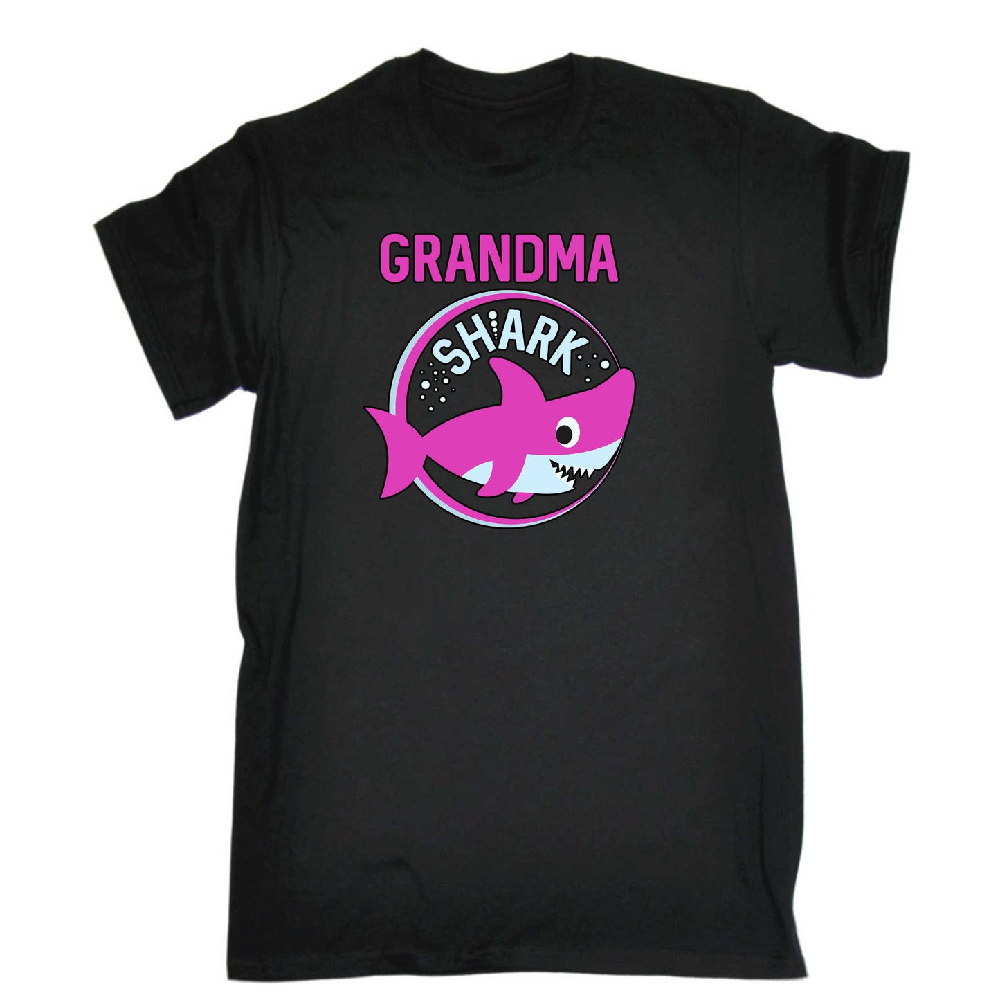 Grandma Shark Grandmother Mum Mother - Mens 123t Funny T-Shirt Tshirts