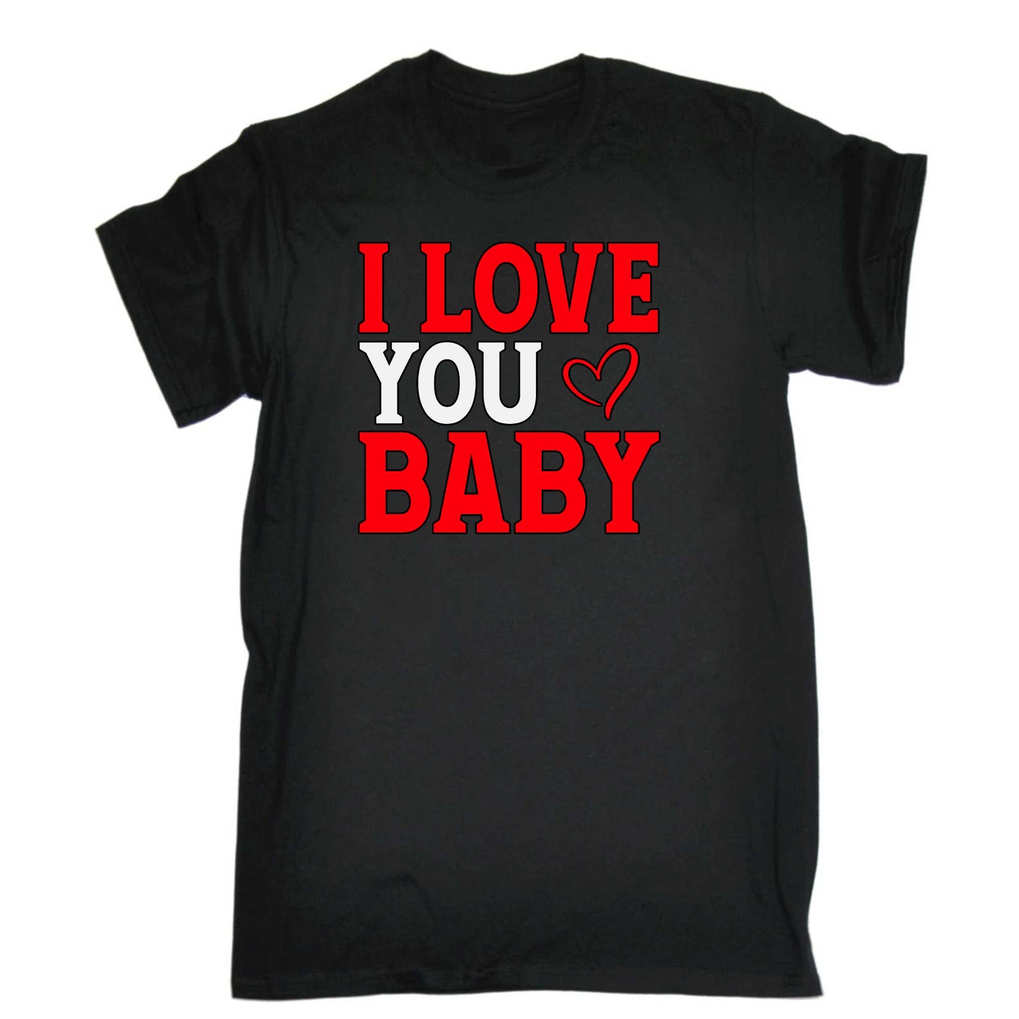 I Love You Baby Valentines Day - Mens 123t Funny T-Shirt Tshirts