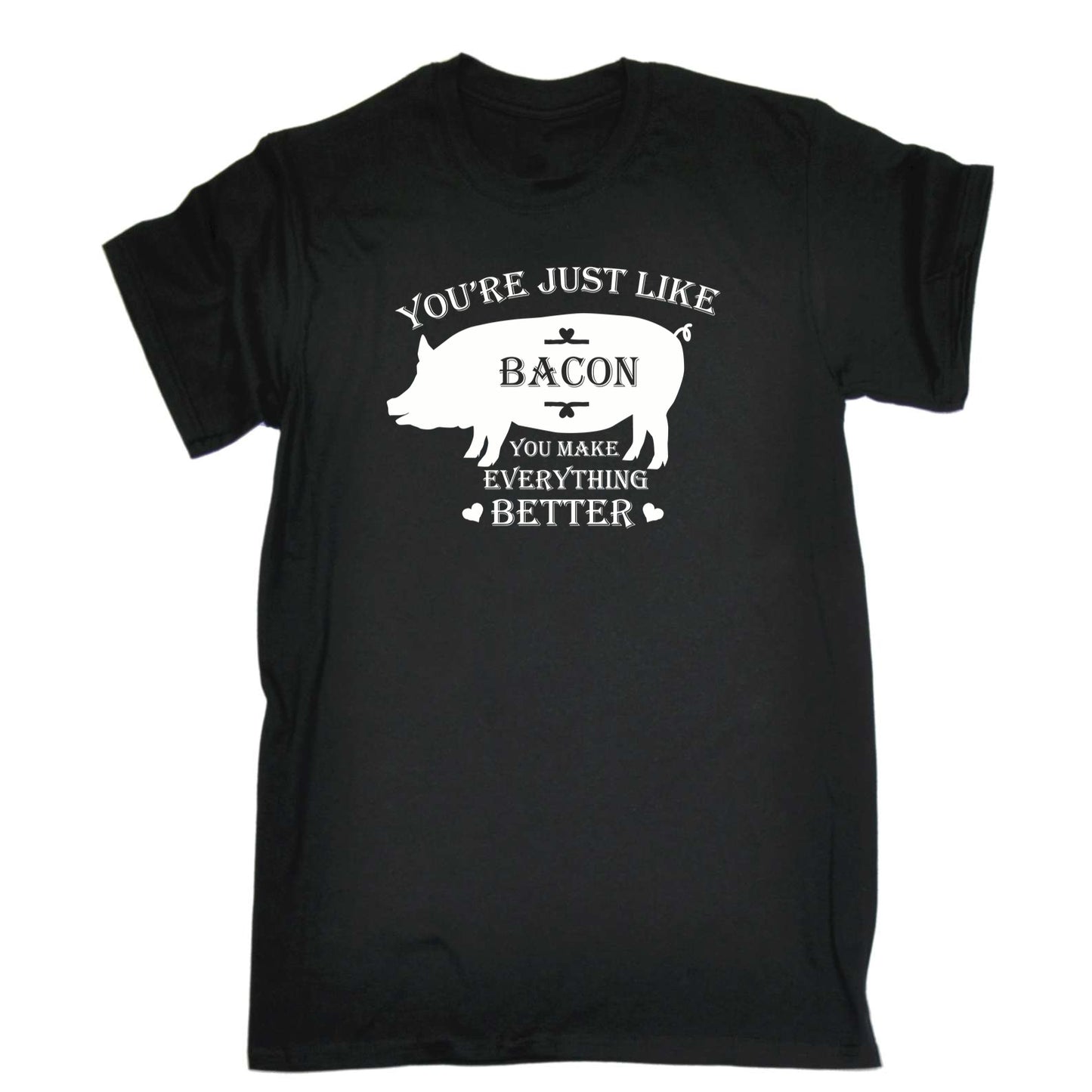 Youre Just Like Bacon Pig - Mens 123t Funny T-Shirt Tshirts