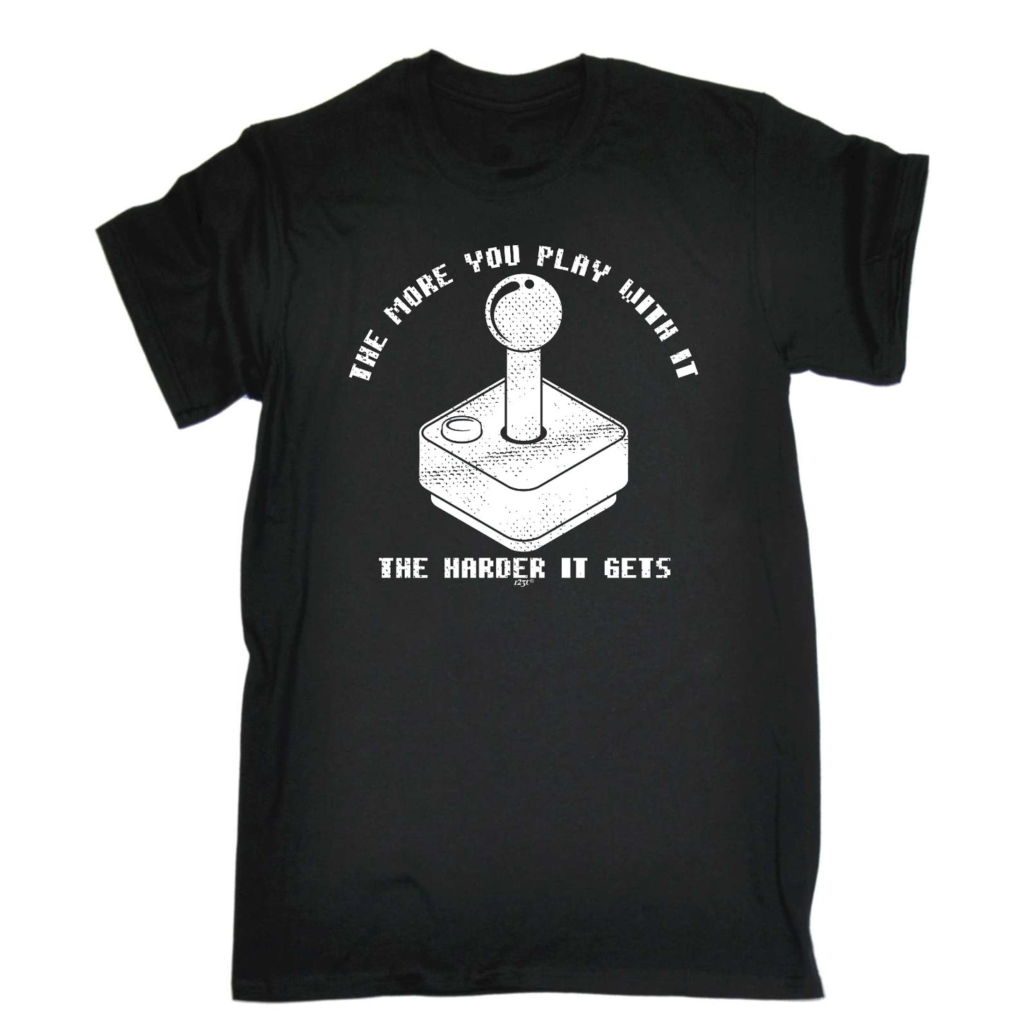 The More You Play With It The Harder It Gets - Mens Funny T-Shirt Tshirts