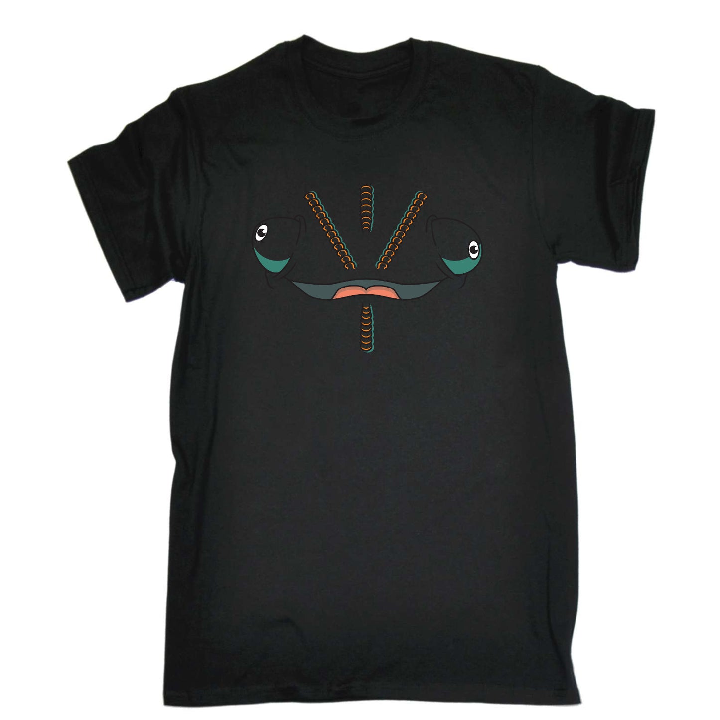 Chameleon Animal Face Ani Mates - Mens Funny T-Shirt Tshirts