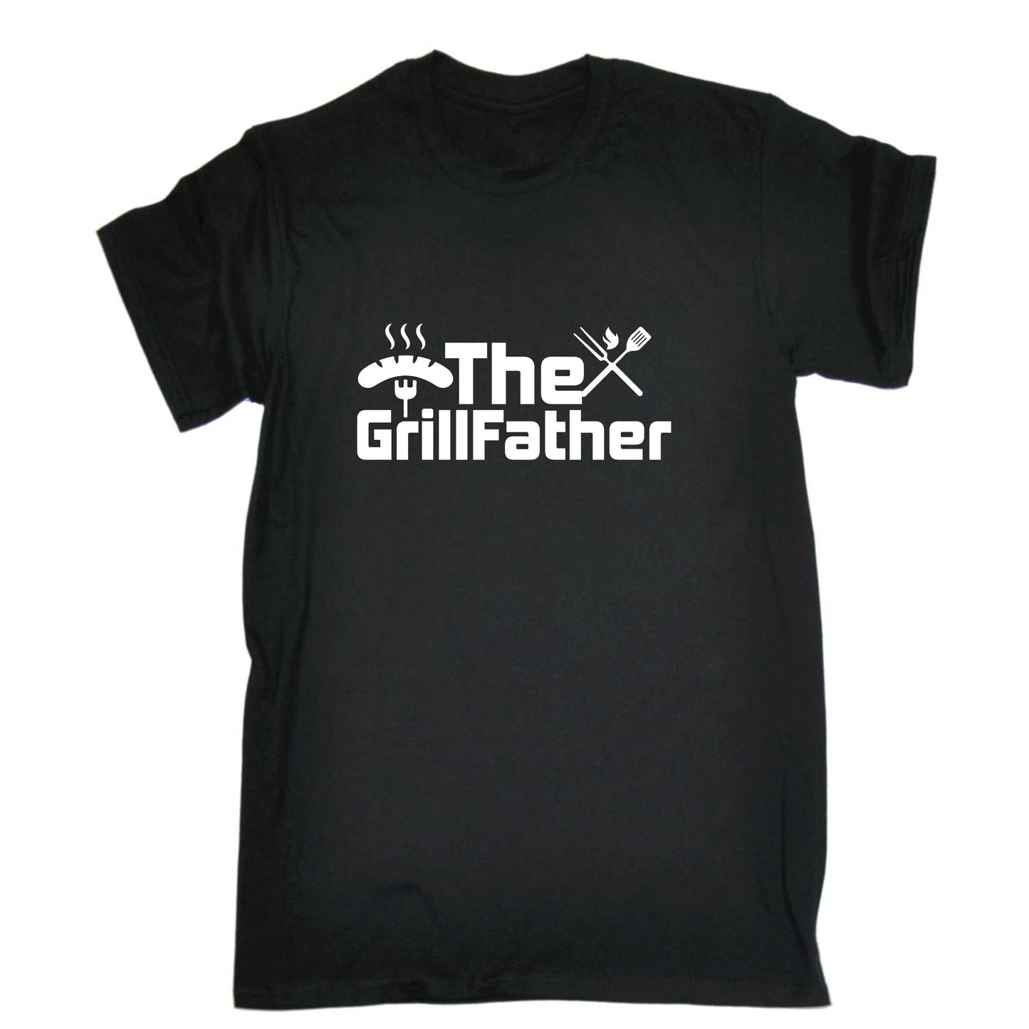 The Grillfather Chef Bbq - Mens 123t Funny T-Shirt Tshirts