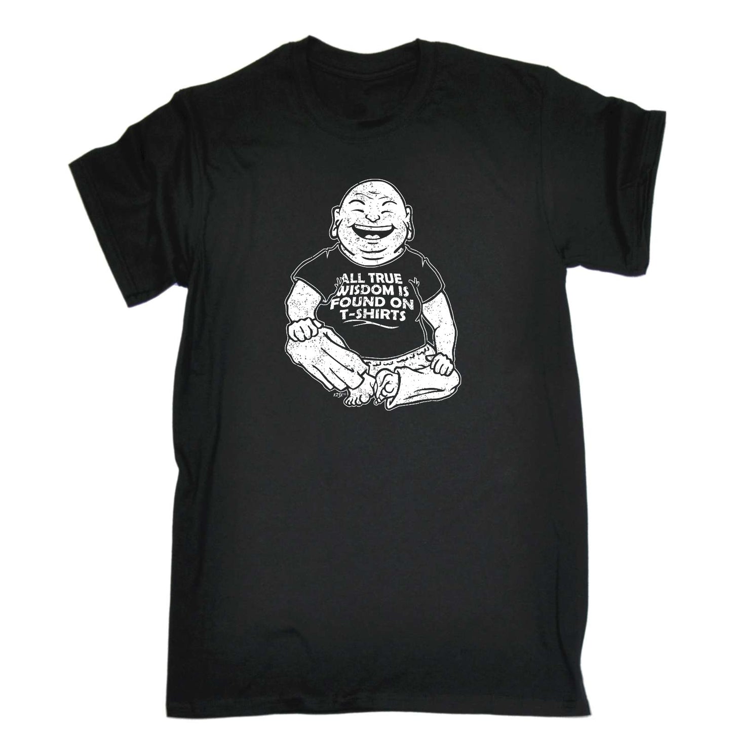 All True Wisdom Is Found - Mens Funny T-Shirt Tshirts