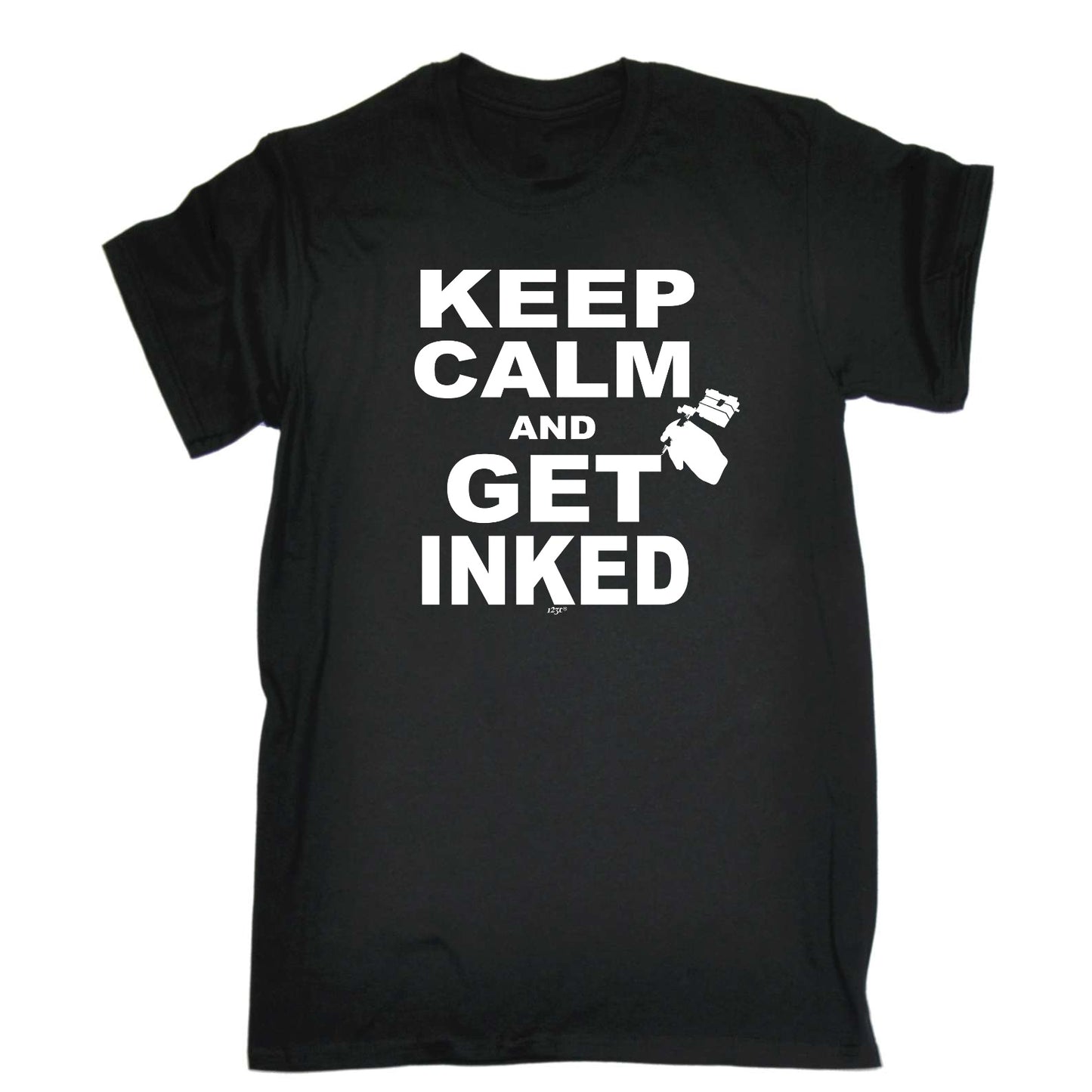 Keep Calm And Get Inked - Mens Funny T-Shirt Tshirts