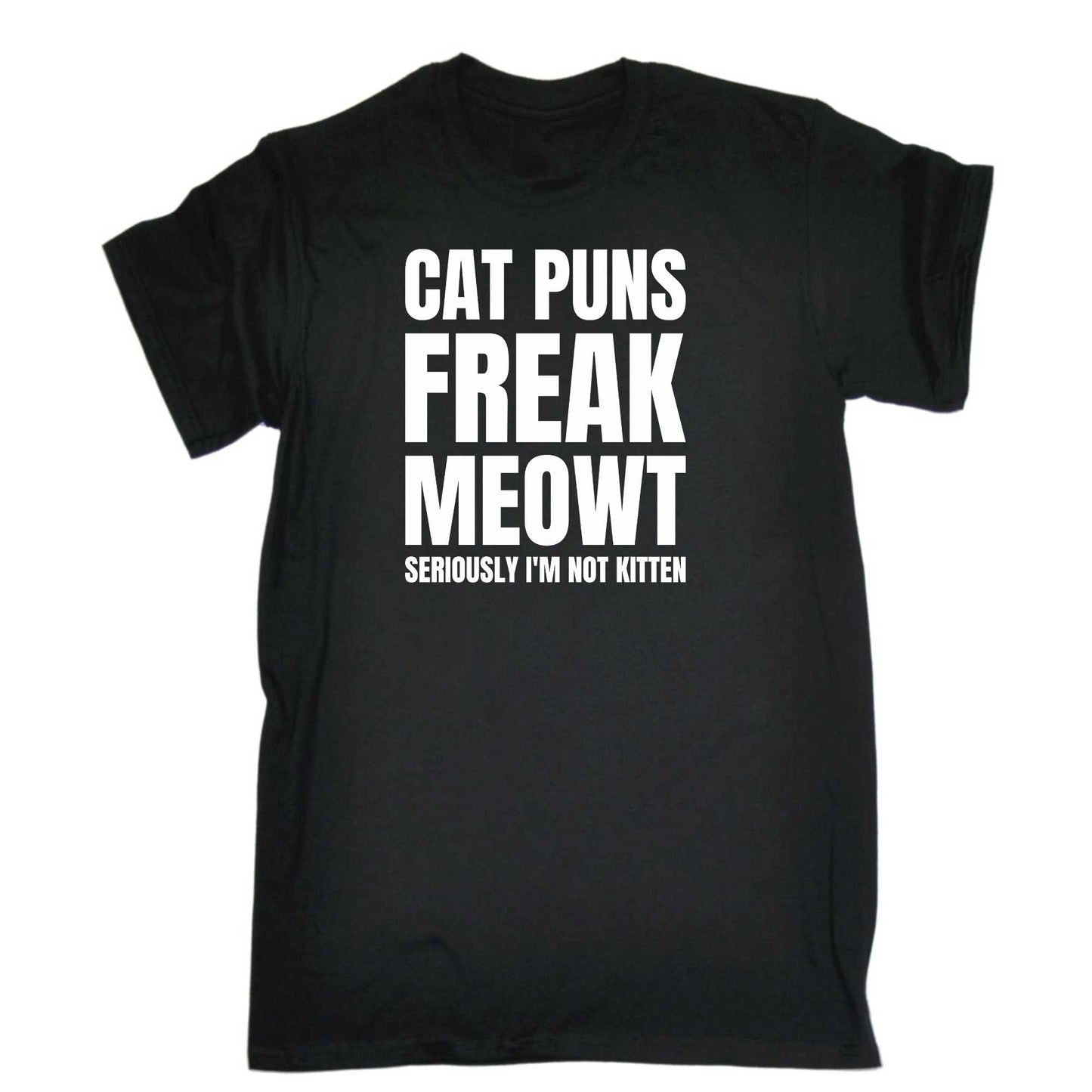 Cat Puns Freak Meowt Cats - Mens 123t Funny T-Shirt Tshirts