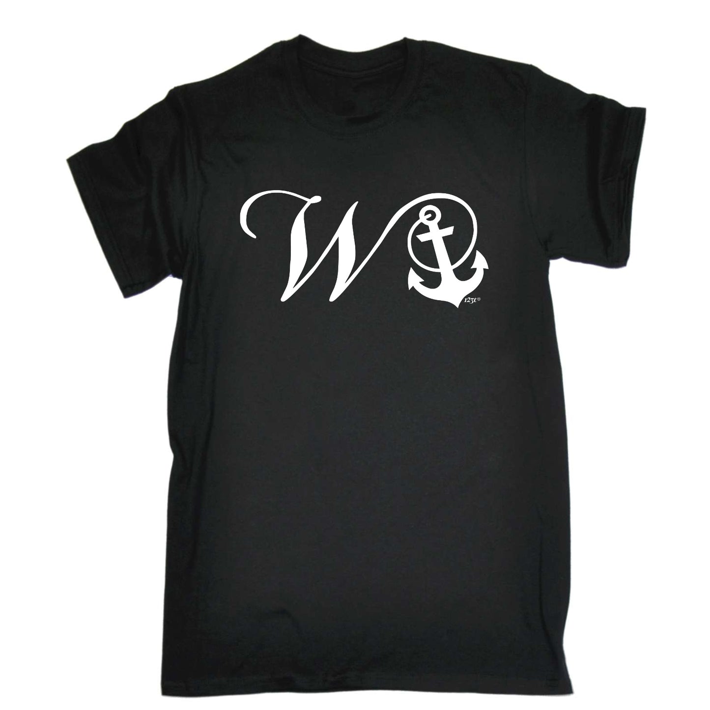 W Anchor - Mens Funny T-Shirt Tshirts