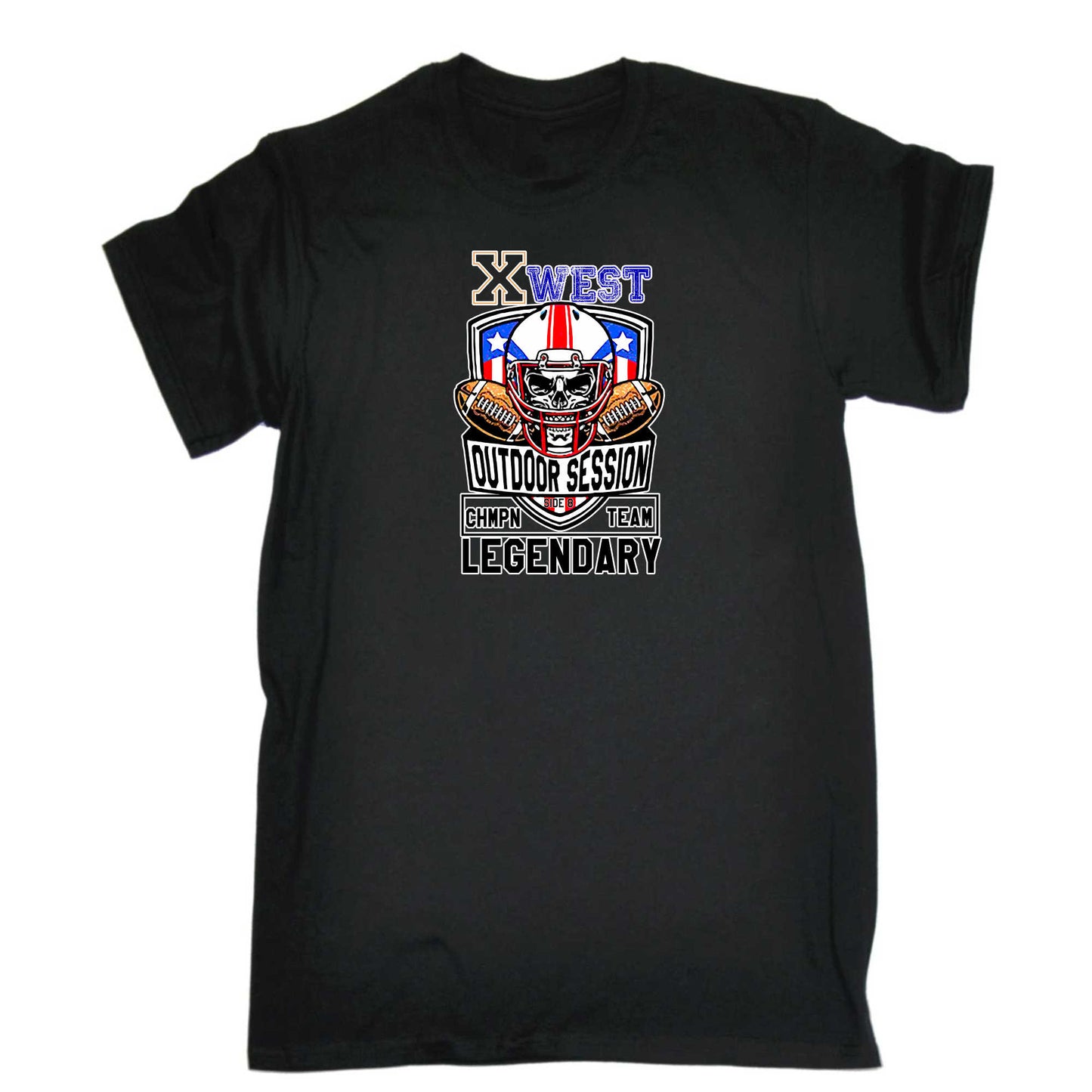 Xwest Side 8 Outdoor Session Legendary American Football Gridiron - Mens 123t Funny T-Shirt Tshirts