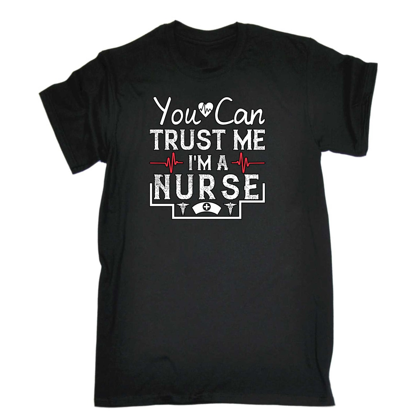 You Can Trust Me Im A Nurse Nursing - Mens 123t Funny T-Shirt Tshirts