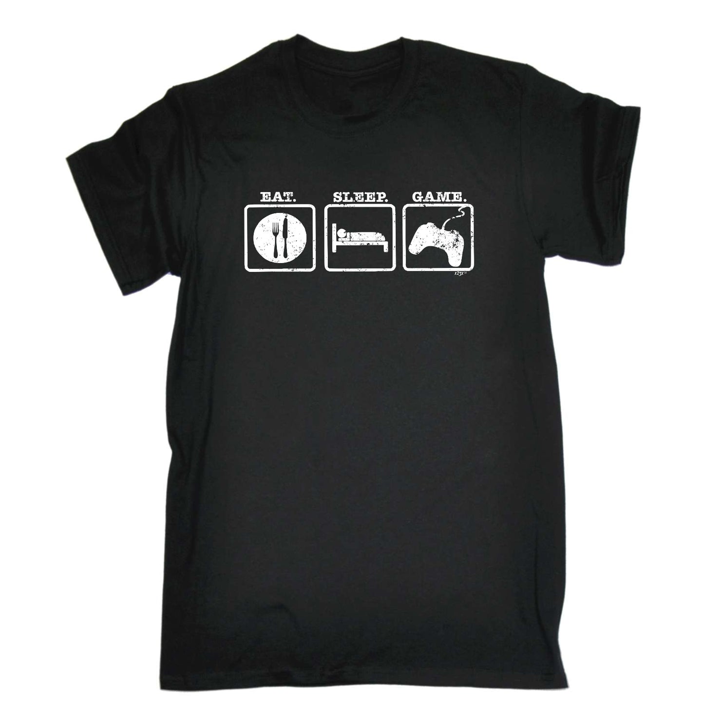 Eat Sleep Game - Mens Funny T-Shirt Tshirts
